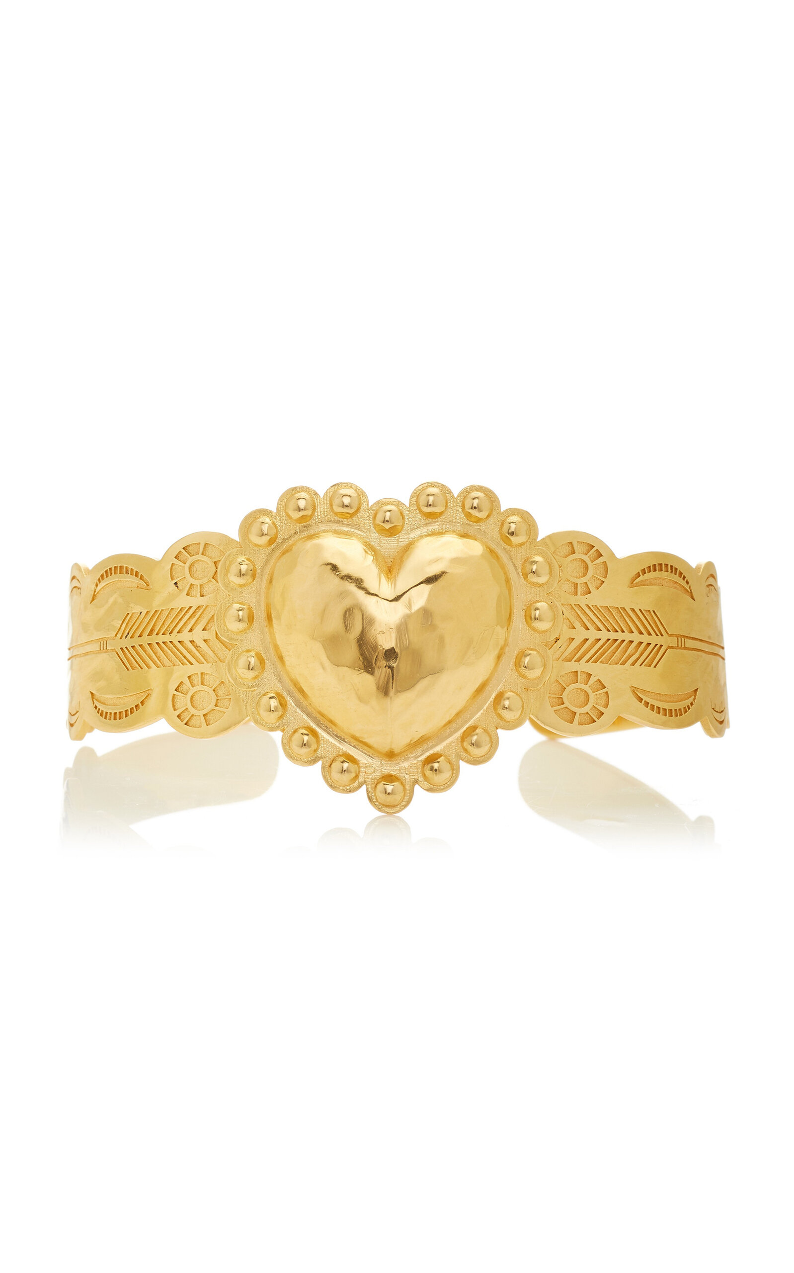 18k Yellow Gold Heart Bracelet