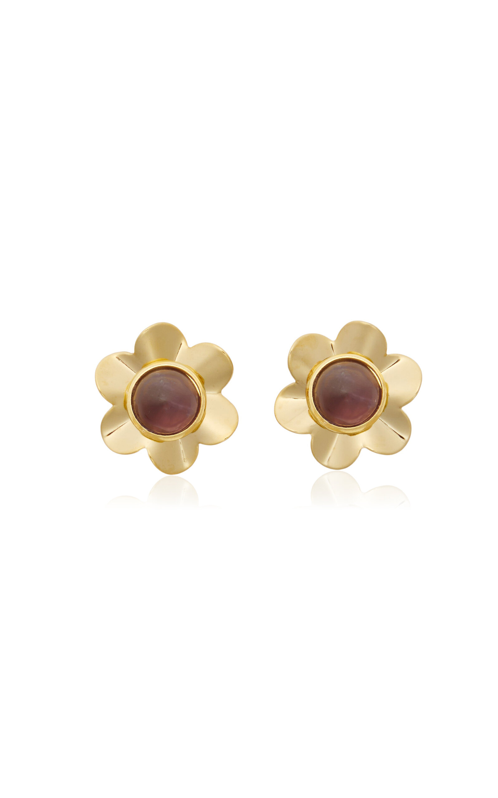 Shop Brinker & Eliza Collette 24k Gold-plated Earrings