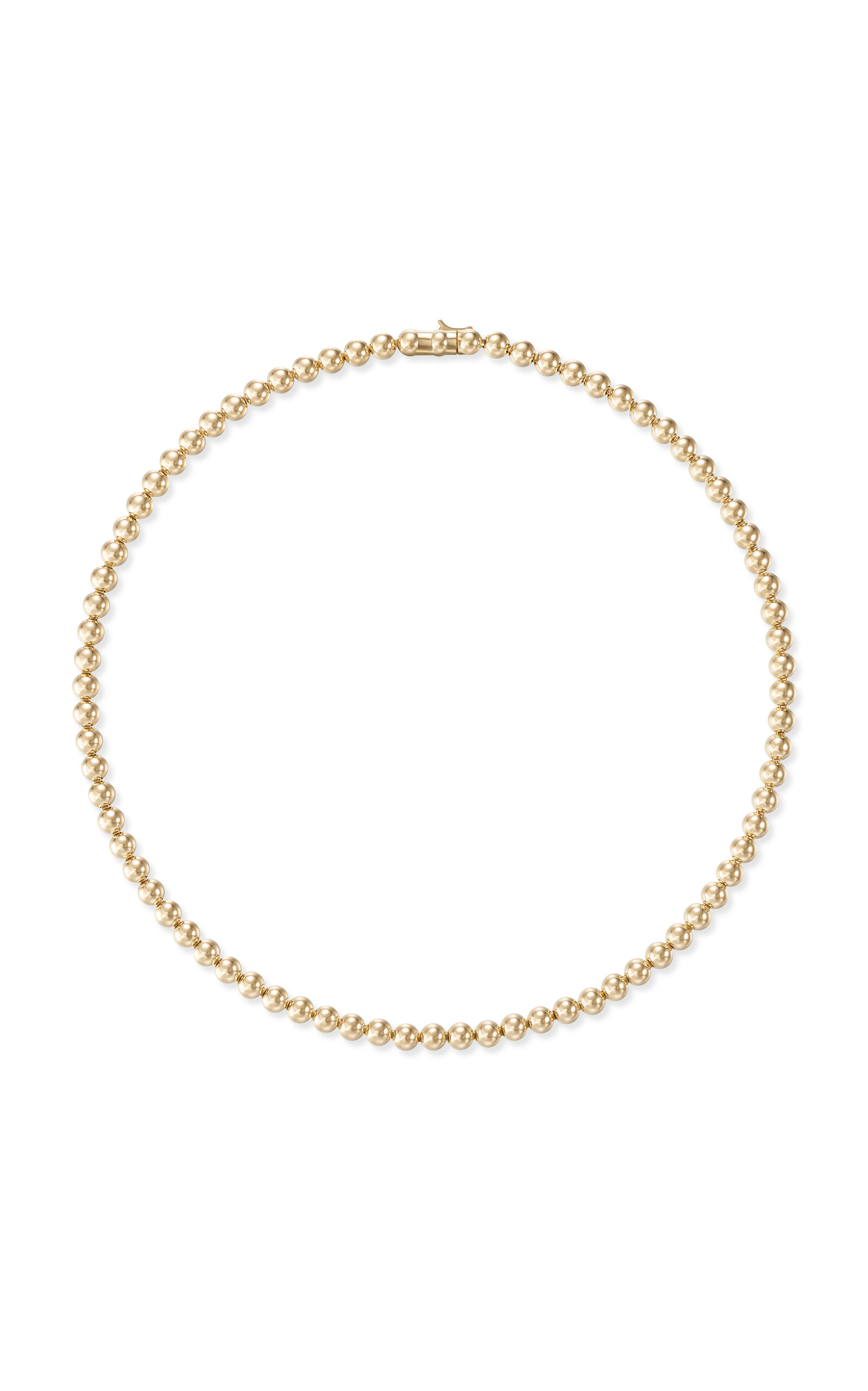 Audrey Small 18K Yellow Gold Tennis Necklace