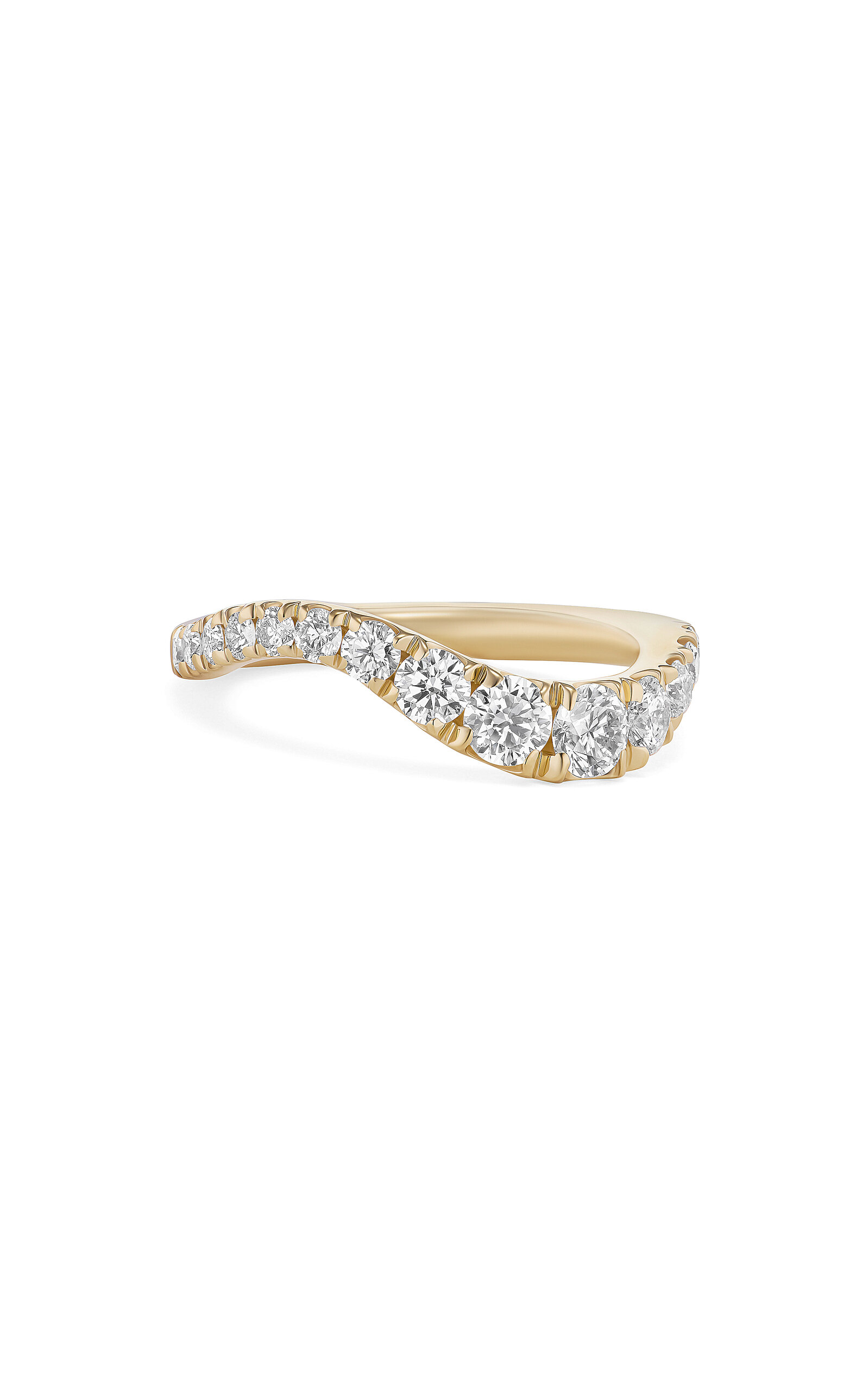 Clara 18K Yellow Gold Diamond Ring