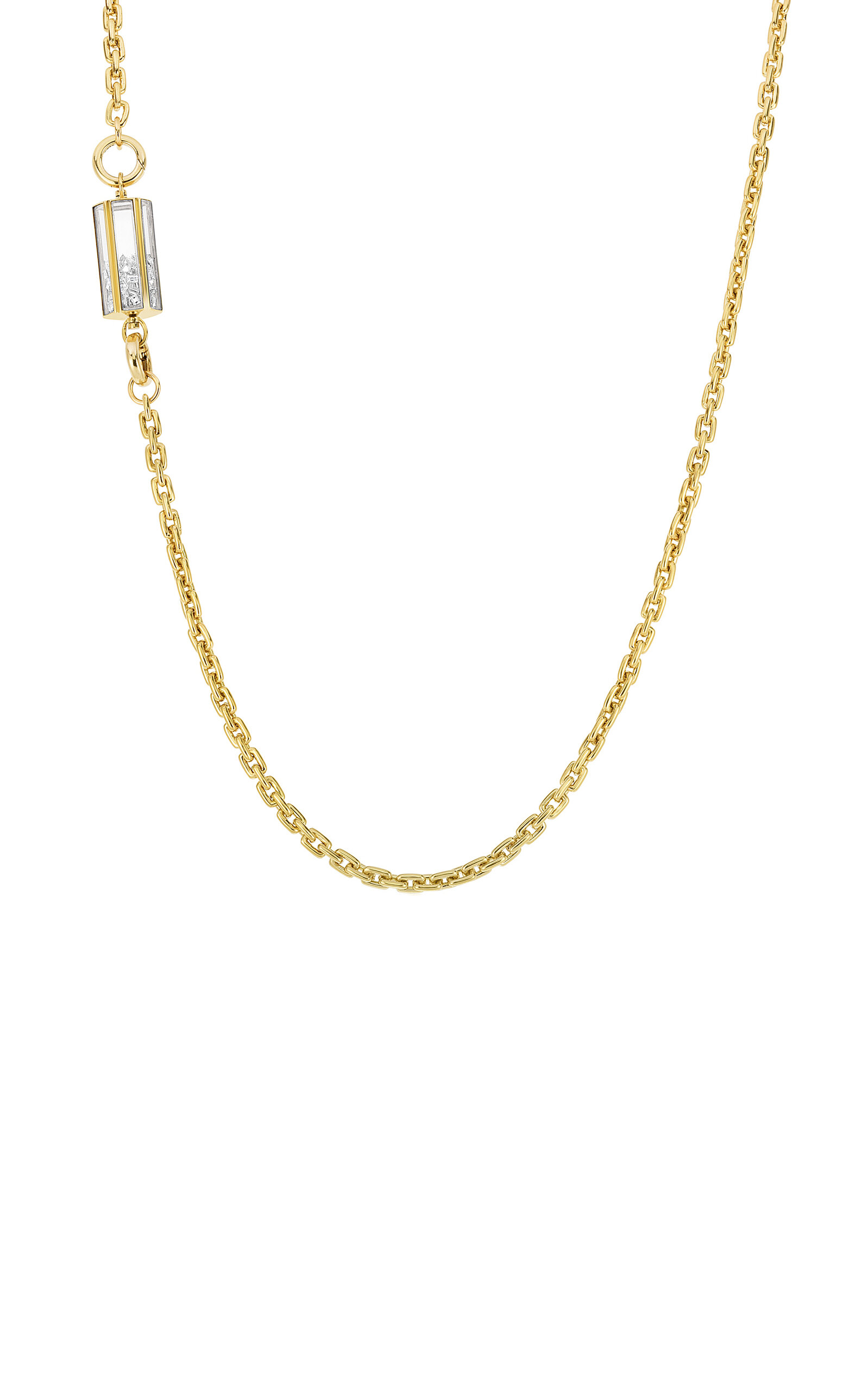 Moritz Glik Bau 18k Yellow Gold Diamond Necklace