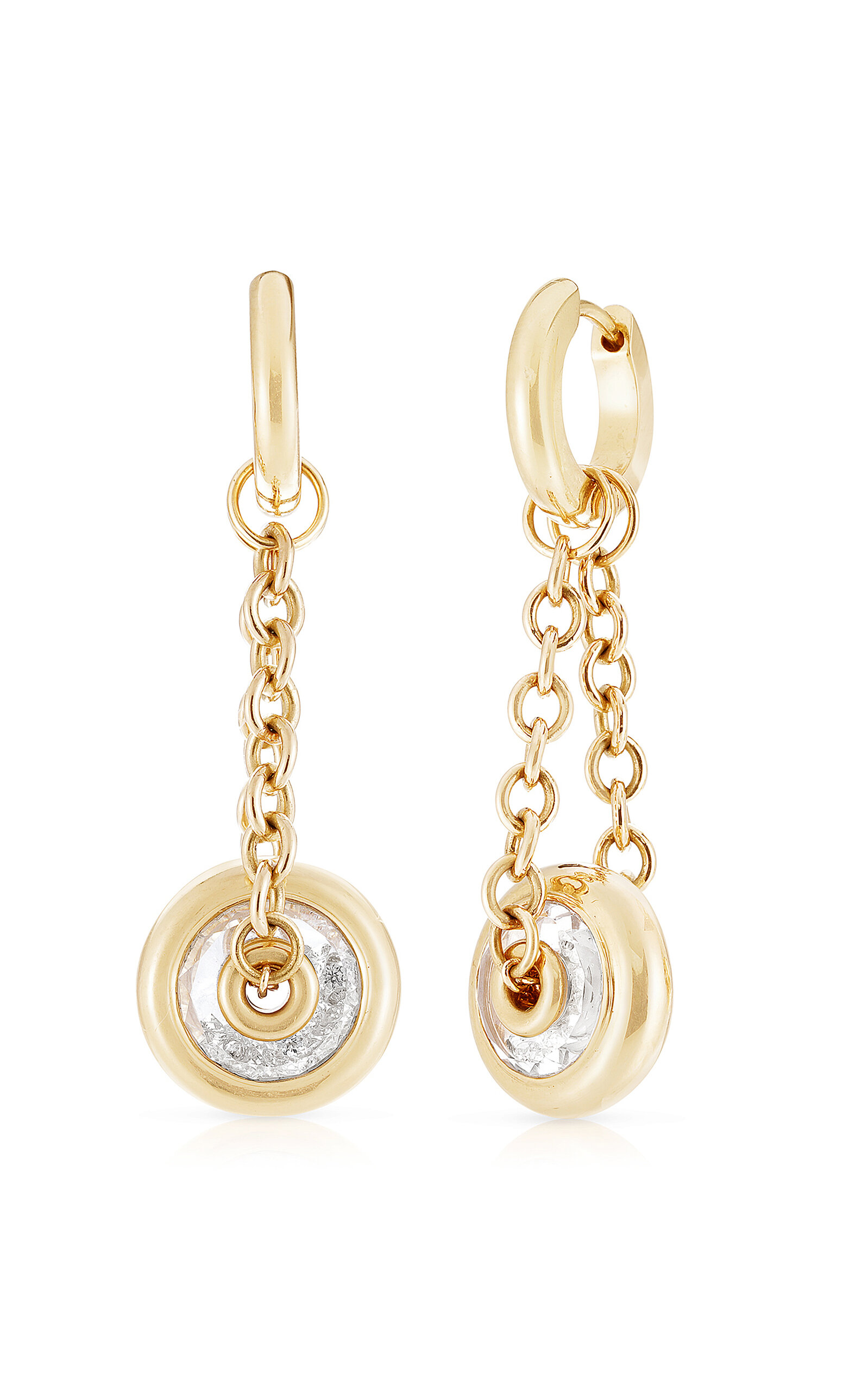 Paira 18K Yellow Gold Diamond Earrings