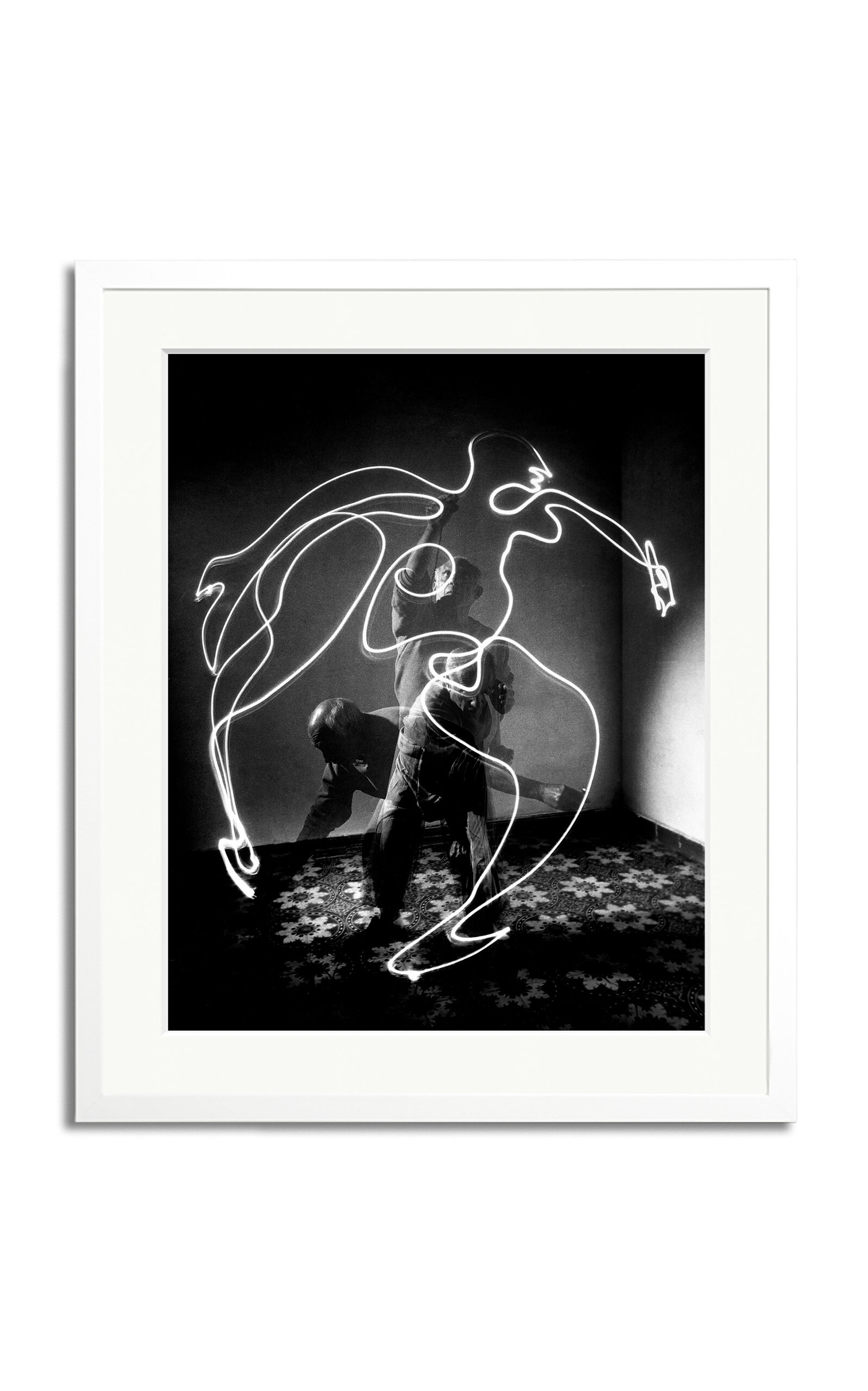 Shop Sonic Editions Picasso – Light Painting Multiple Exposure Framed Photography Print