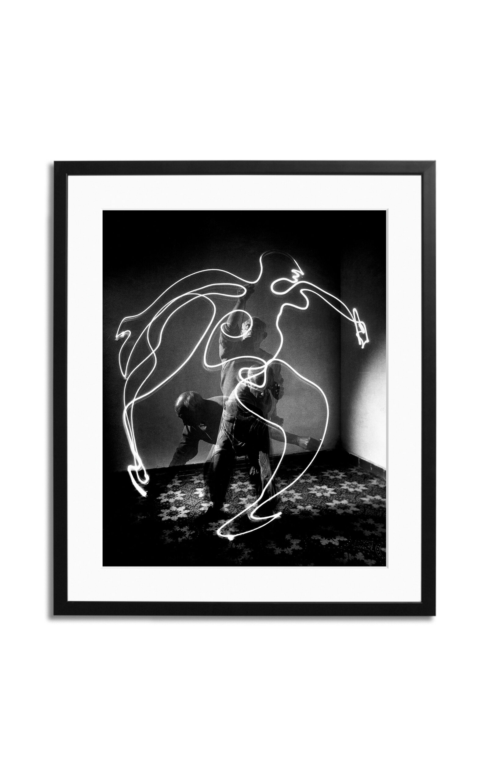 Shop Sonic Editions Picasso – Light Painting Multiple Exposure Framed Photography Print