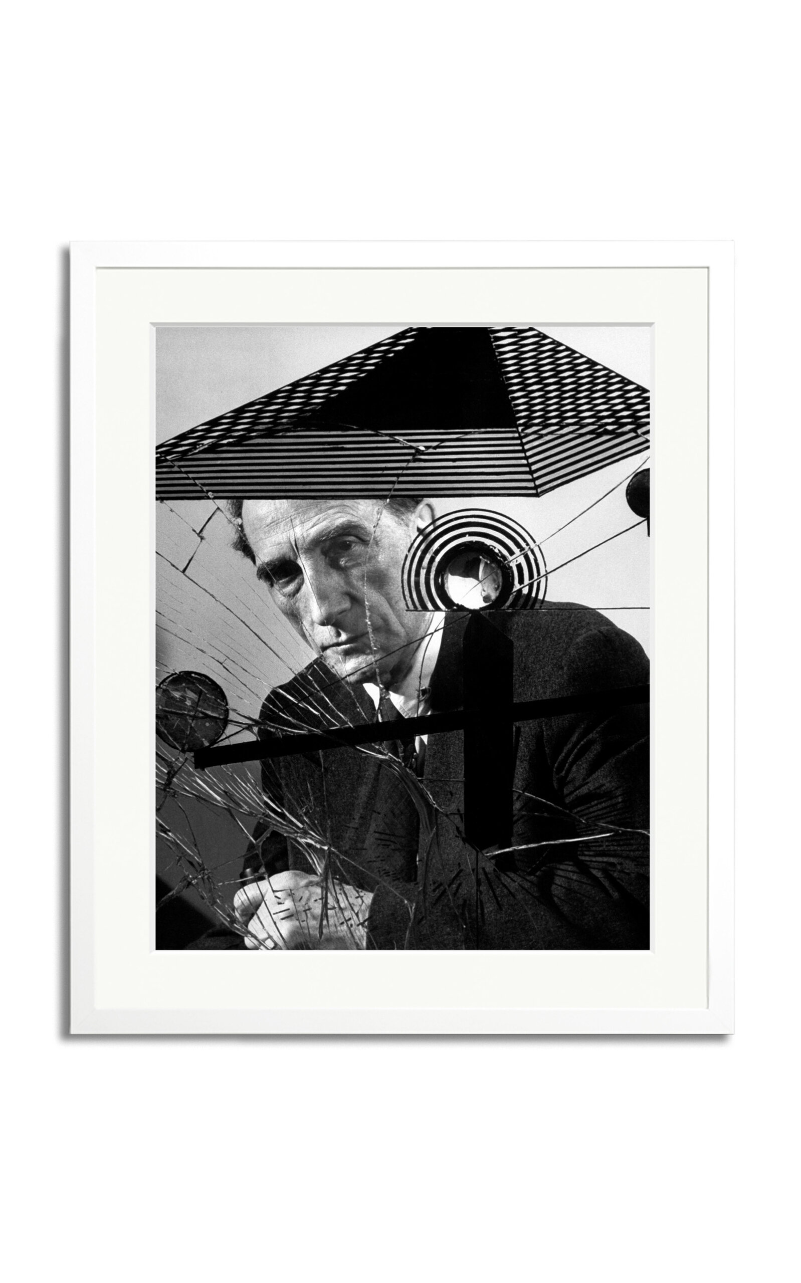 Shop Sonic Editions Marcel Duchamp Framed Photography Print In Multi