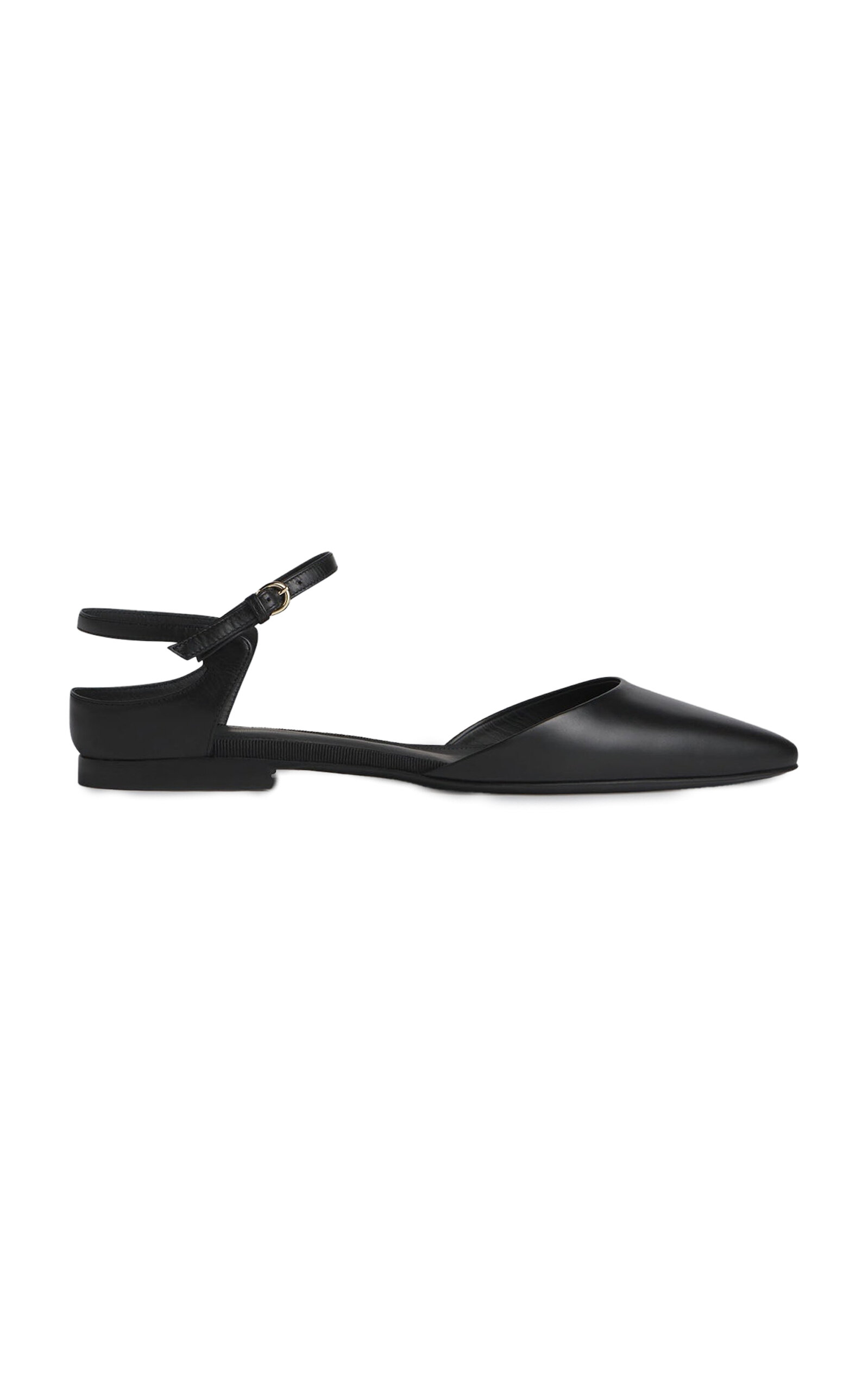 Leather Slingback Flats