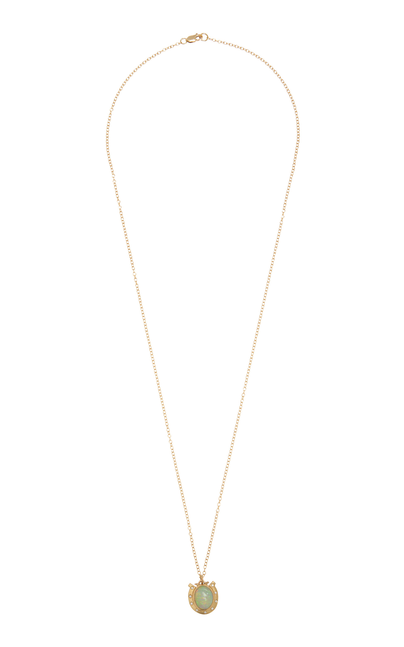 Paloma 18K Gold; Diamond And Opal Necklace