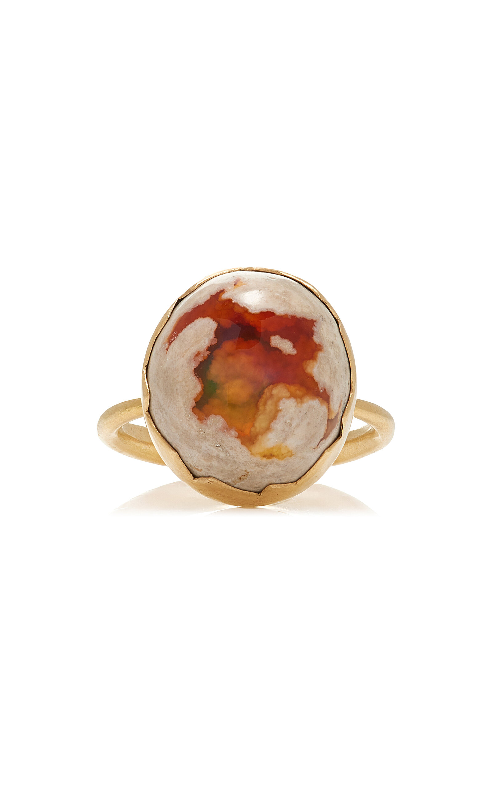 14K Gold Opal Ring