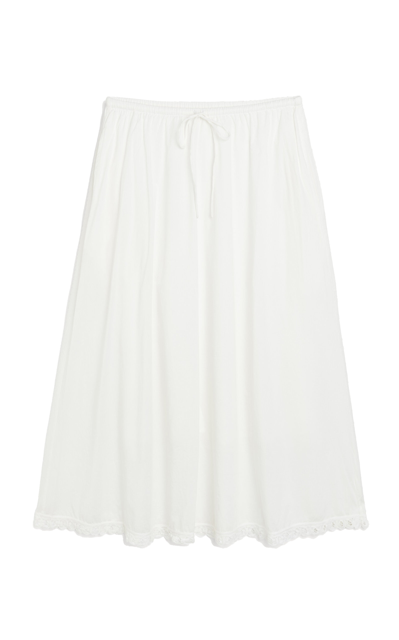 Pheobes Embroidered Organic Cotton Maxi Skirt