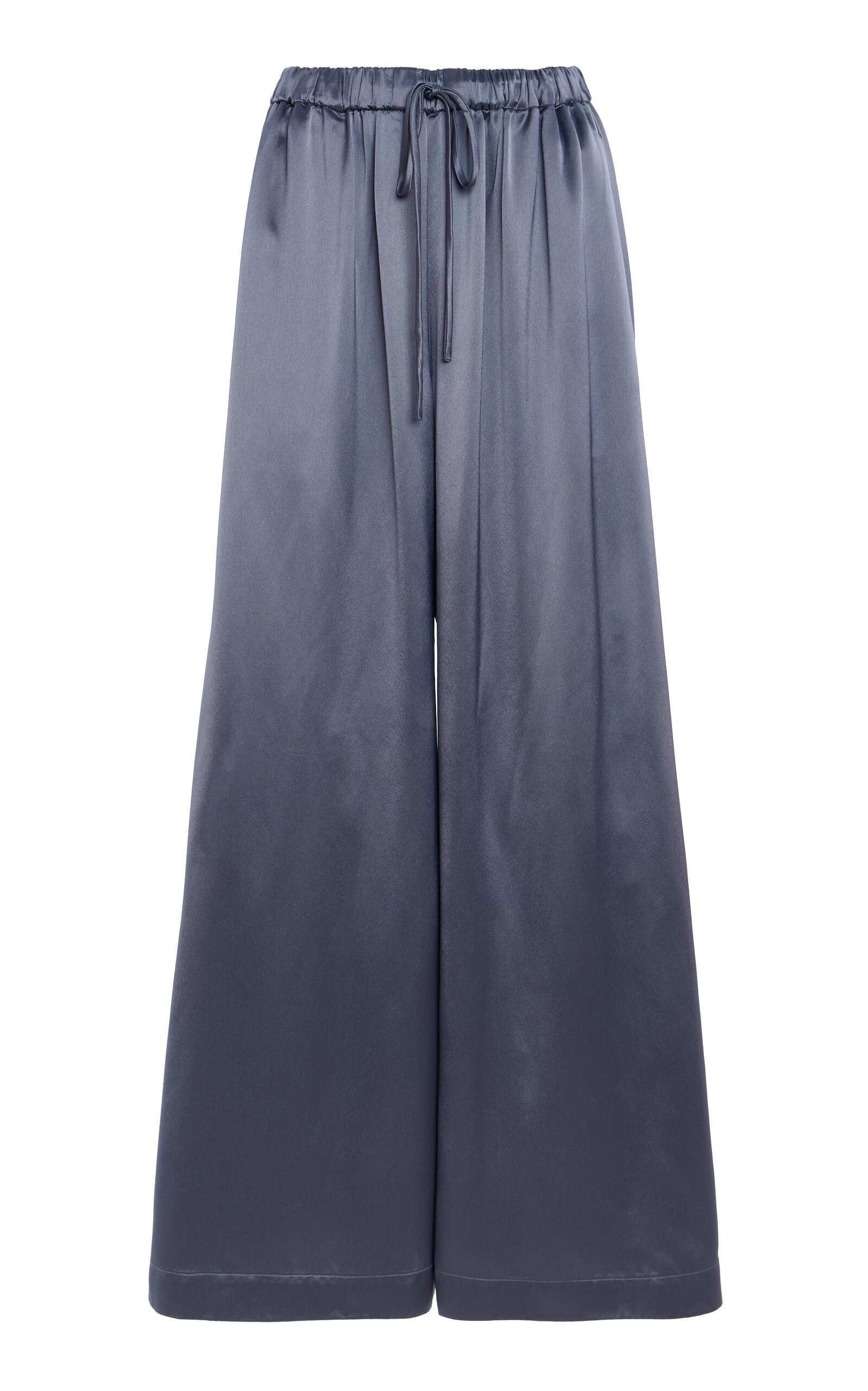 Clorella Satin Wide-Leg Pants