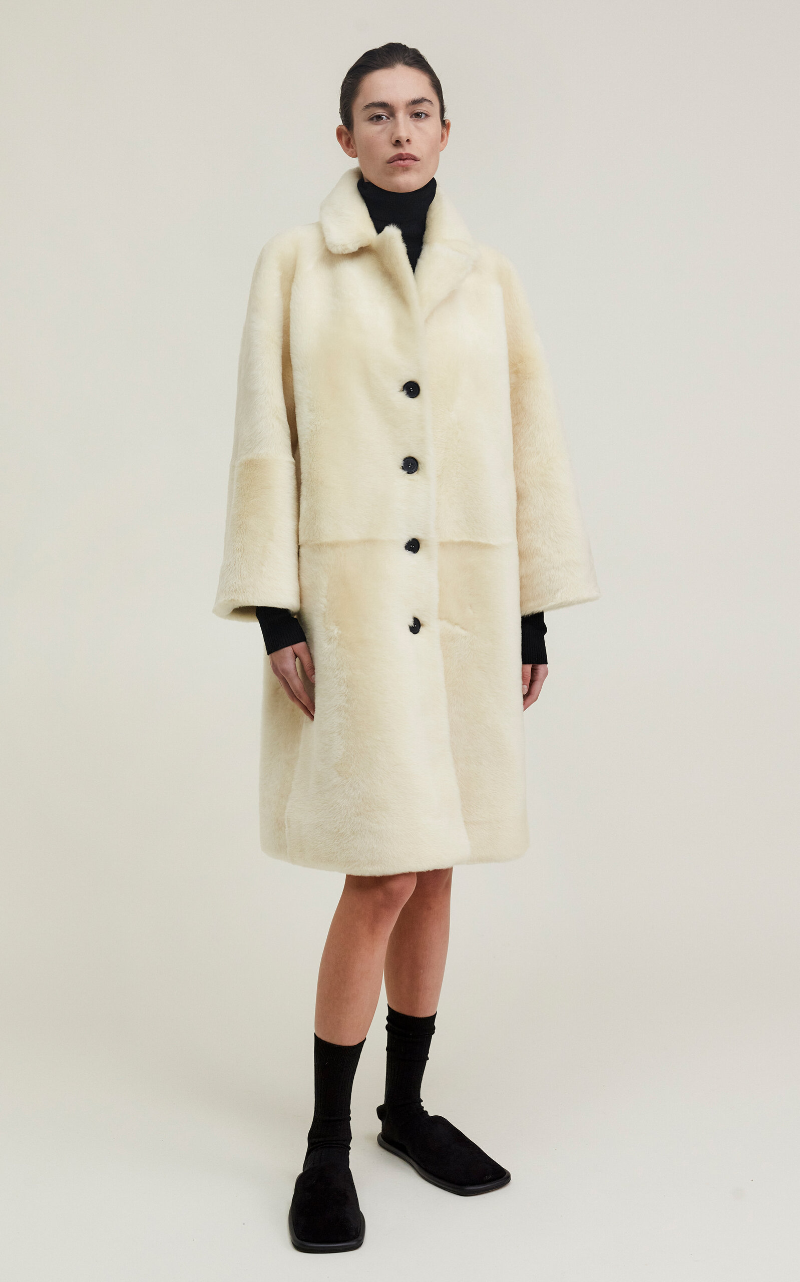 Caleb Reversible Shearling Coat