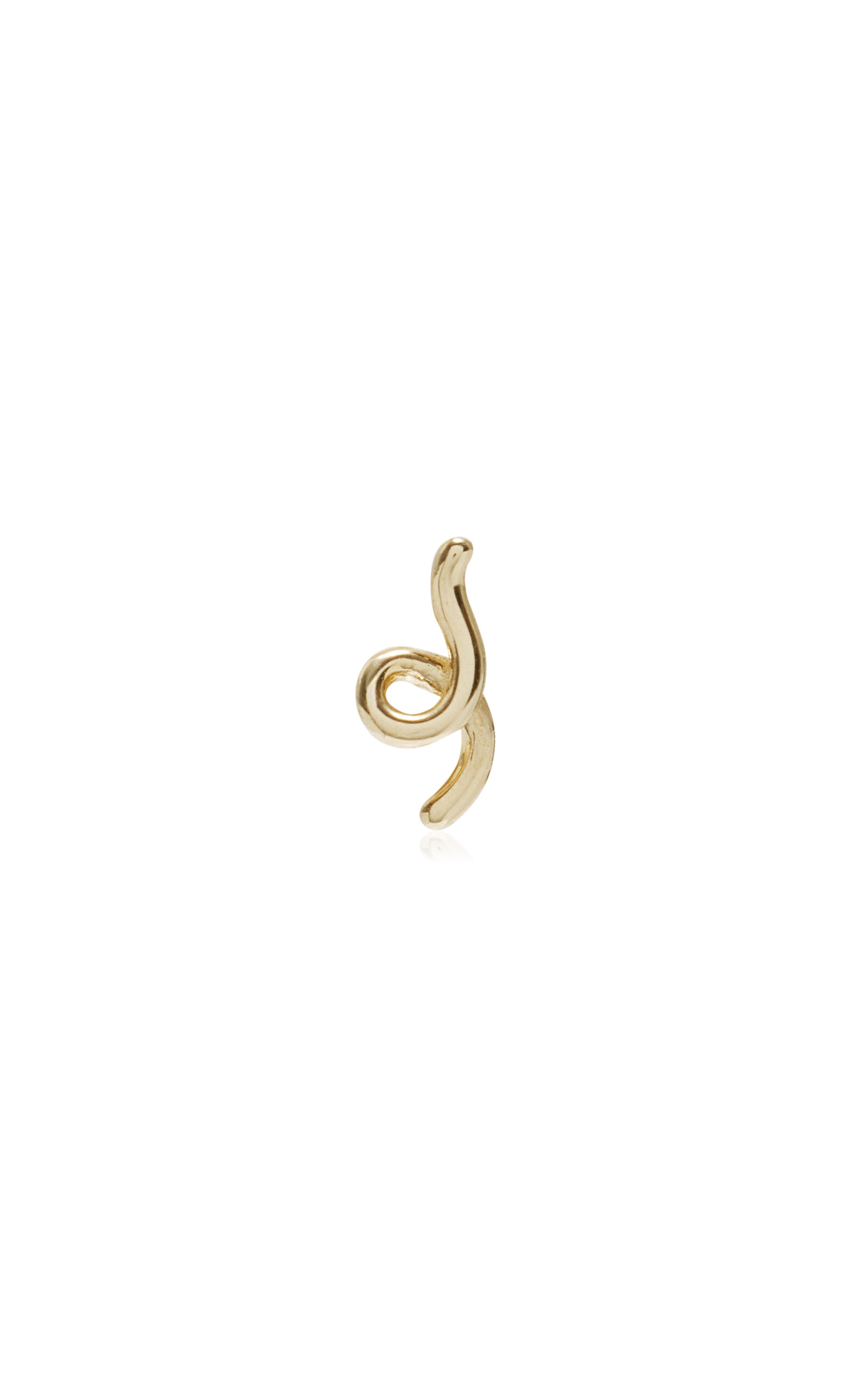 Mini Loop 9K Yellow Gold Single Earring