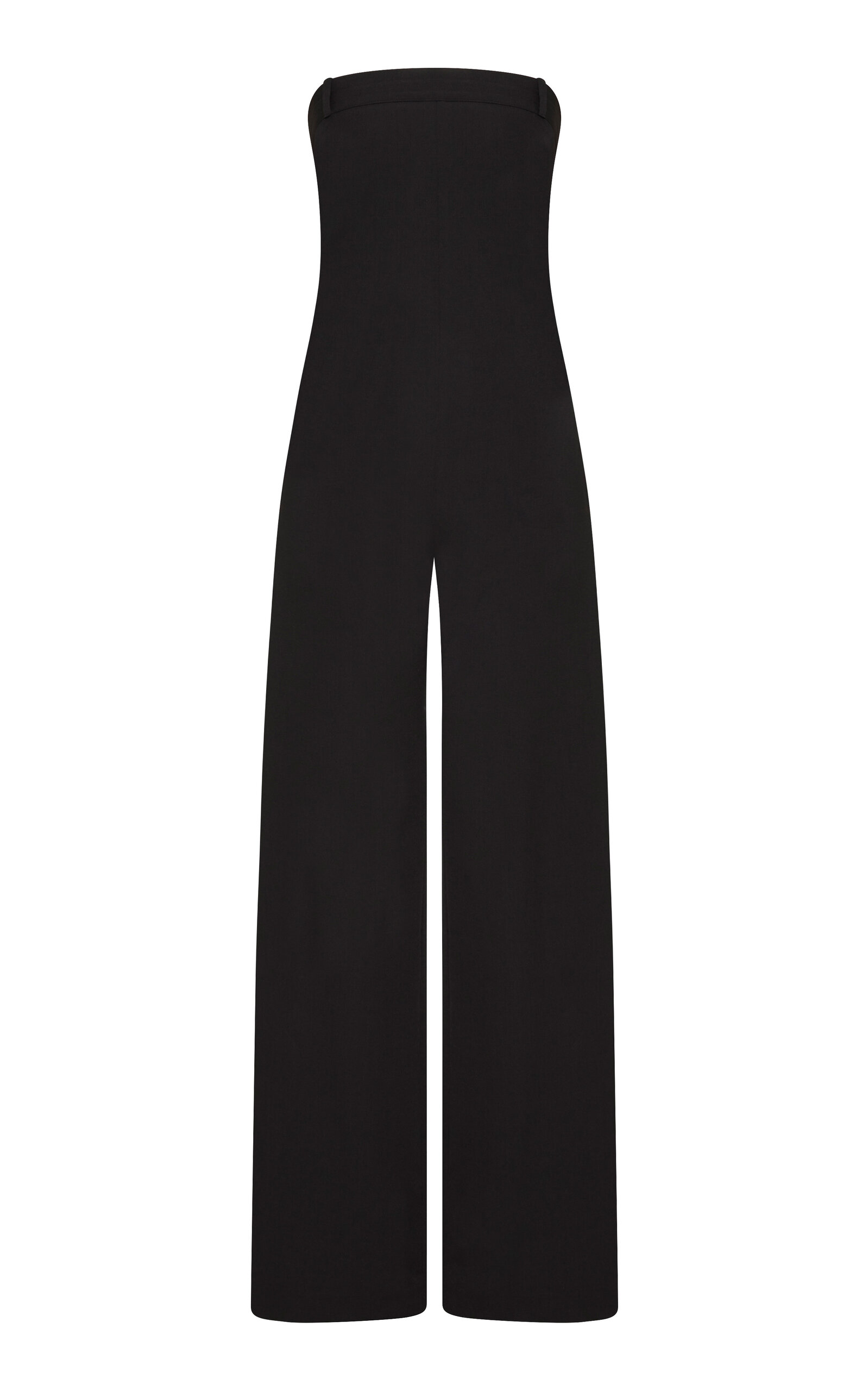 Shop St Agni Deconstructed Wool Suiting Jumpsuit In Black