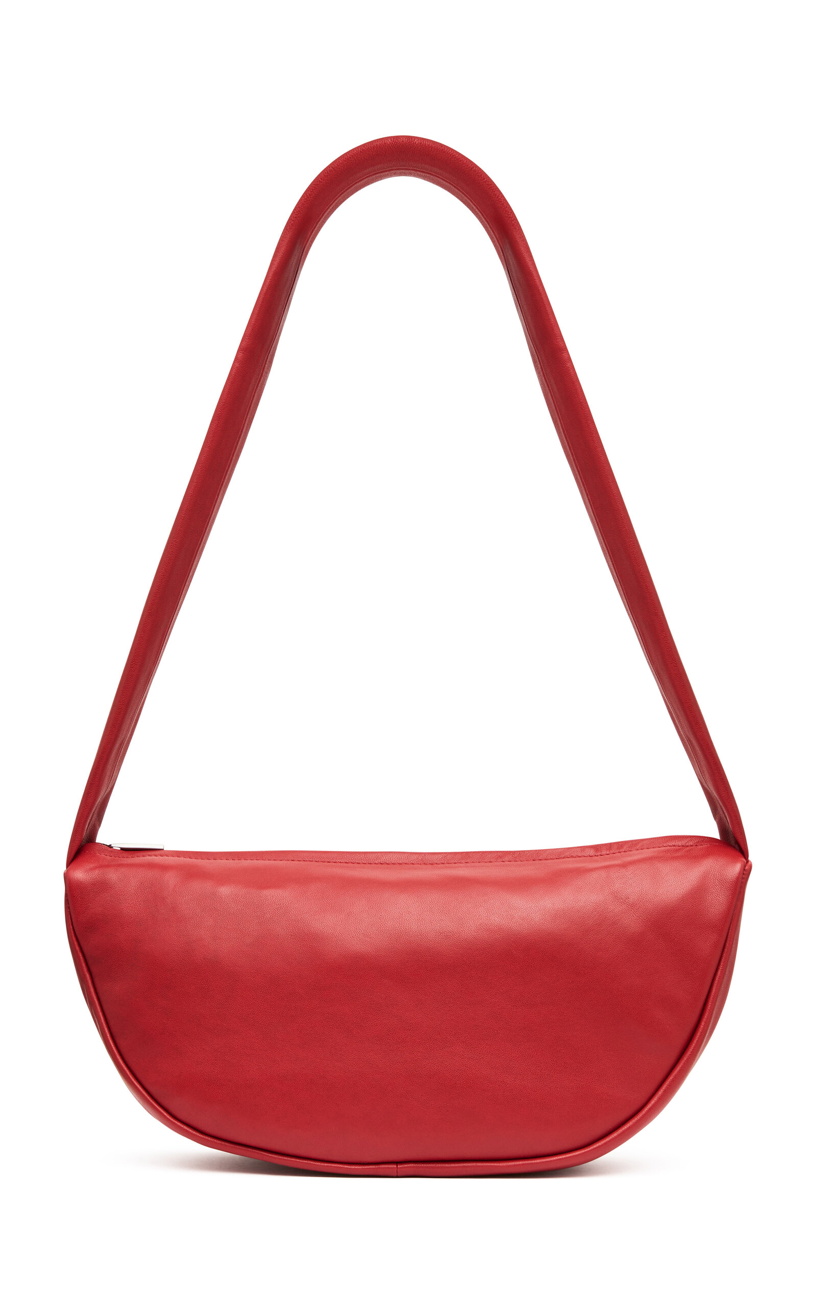 Soft Leather Crescent Bag