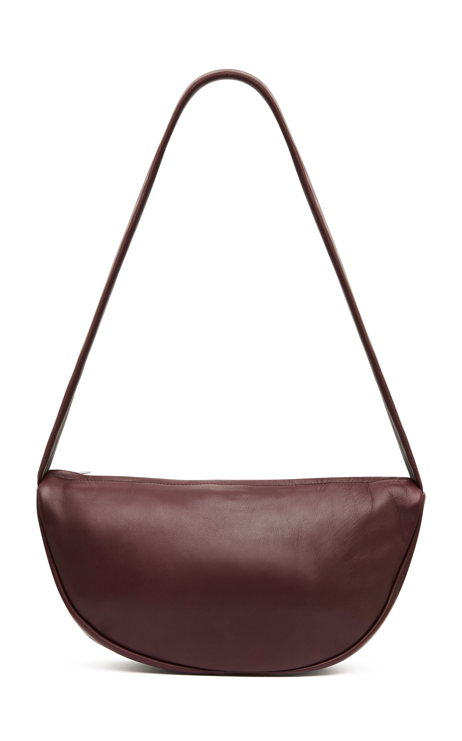 Soft Leather Crescent Bag