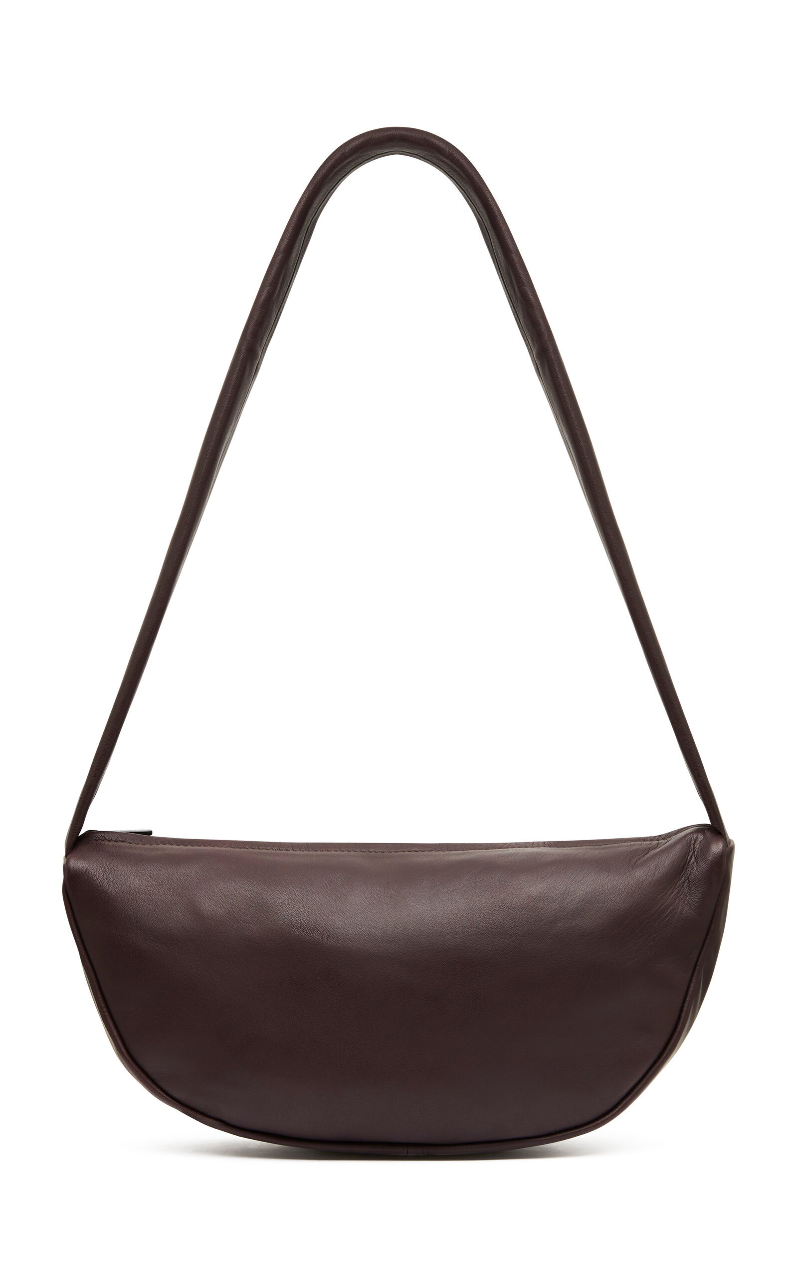 Soft Leather Crescent Bag