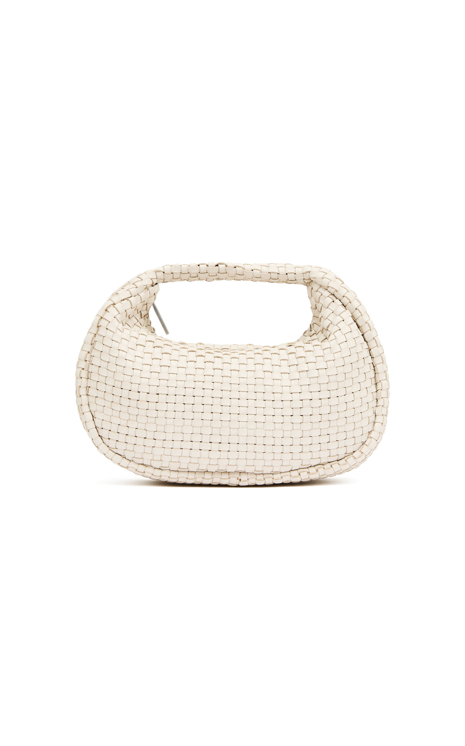 Lattice Weave Leather Mini Bon Bon Bag