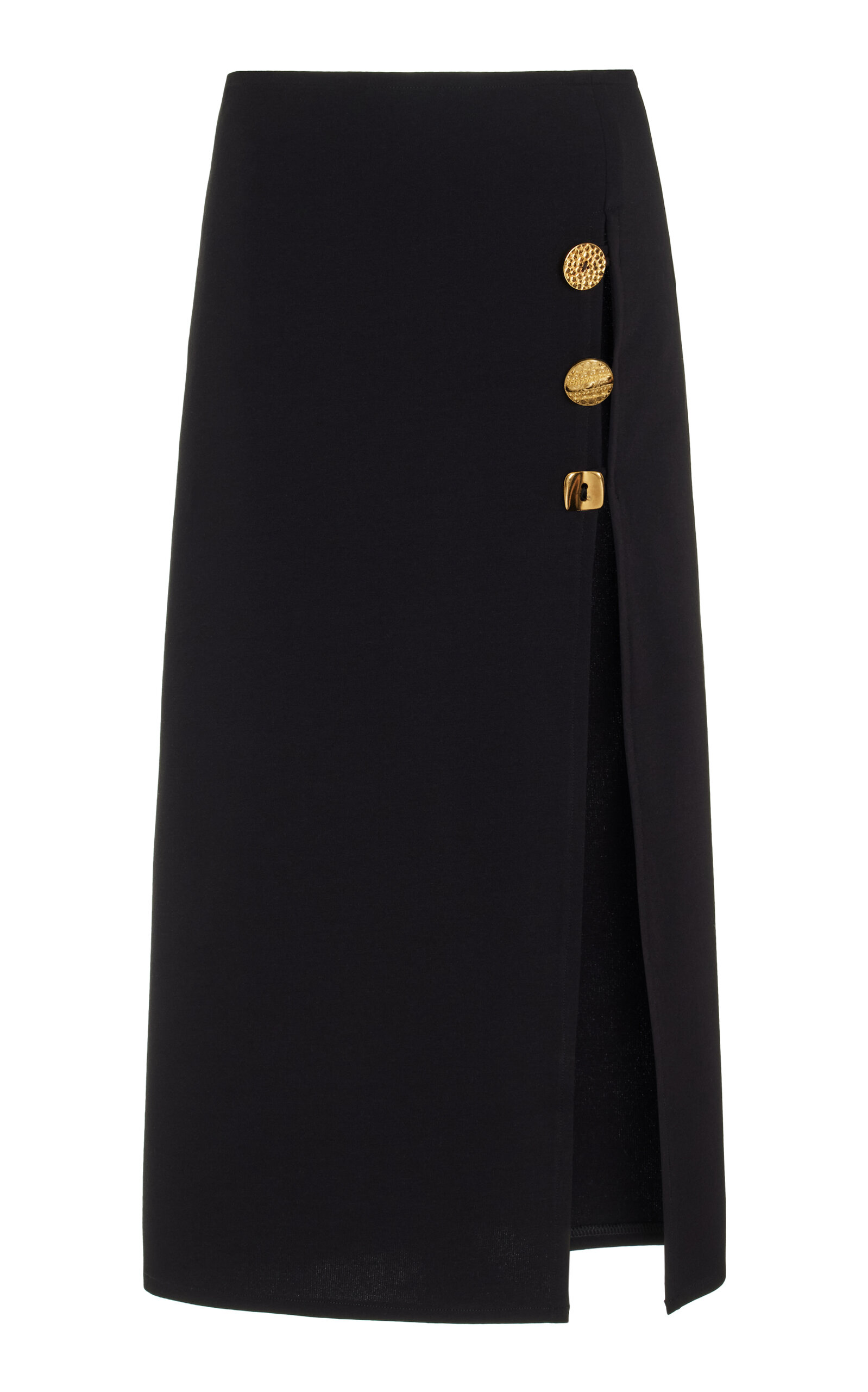 Exclusive Emanuelle Buttoned Midi Skirt