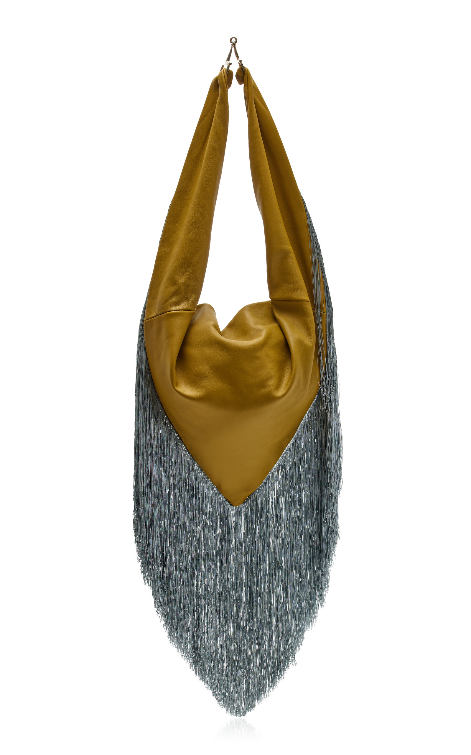 Exclusive Push Medium Fringed Leather Shoulder Bag