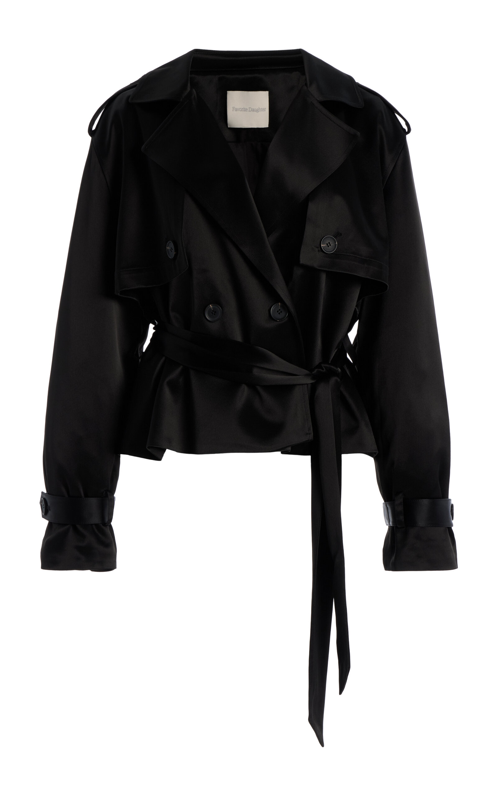 Exclusive Cropped Trench Coat