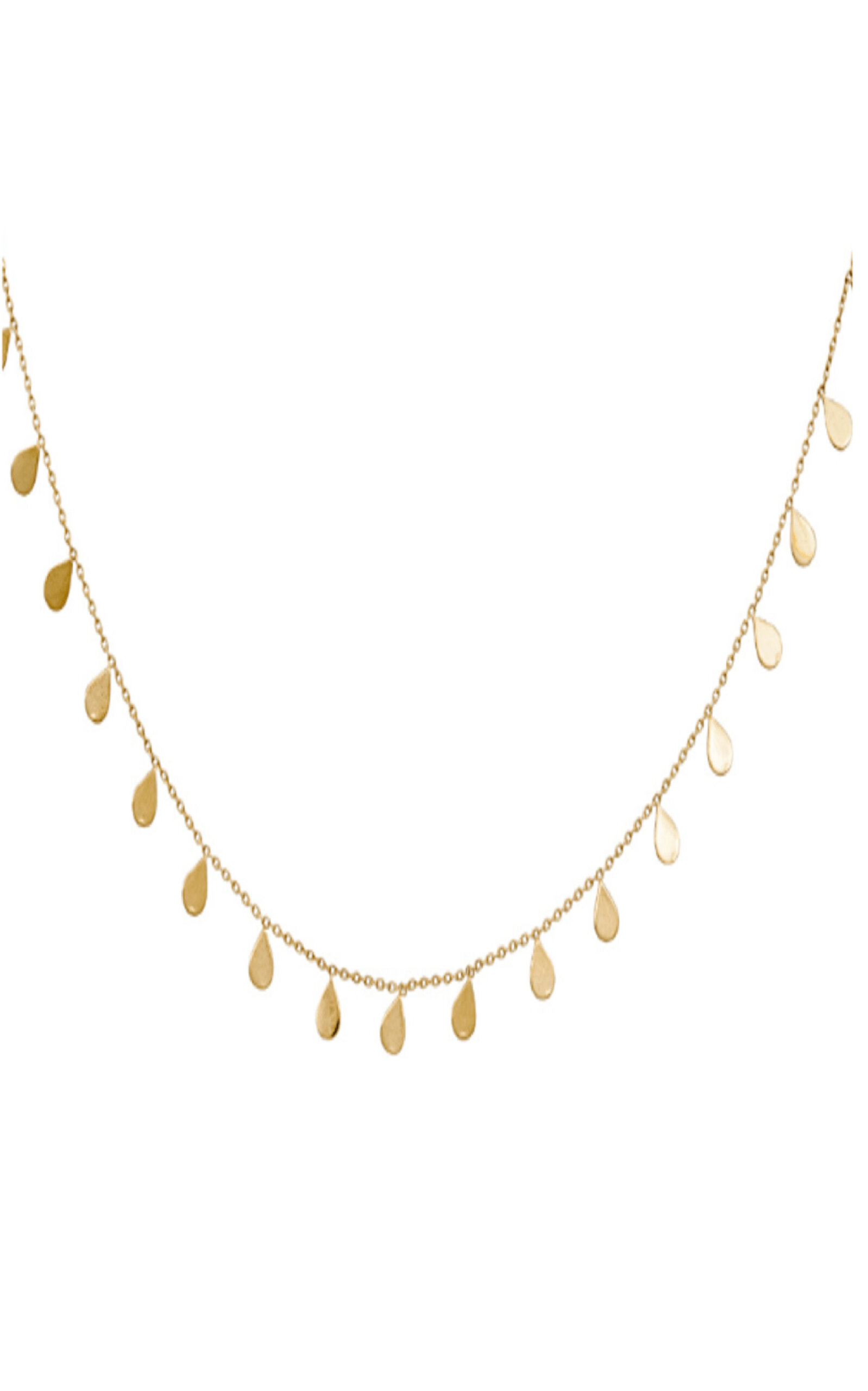 18K Yellow Gold Charm Necklace