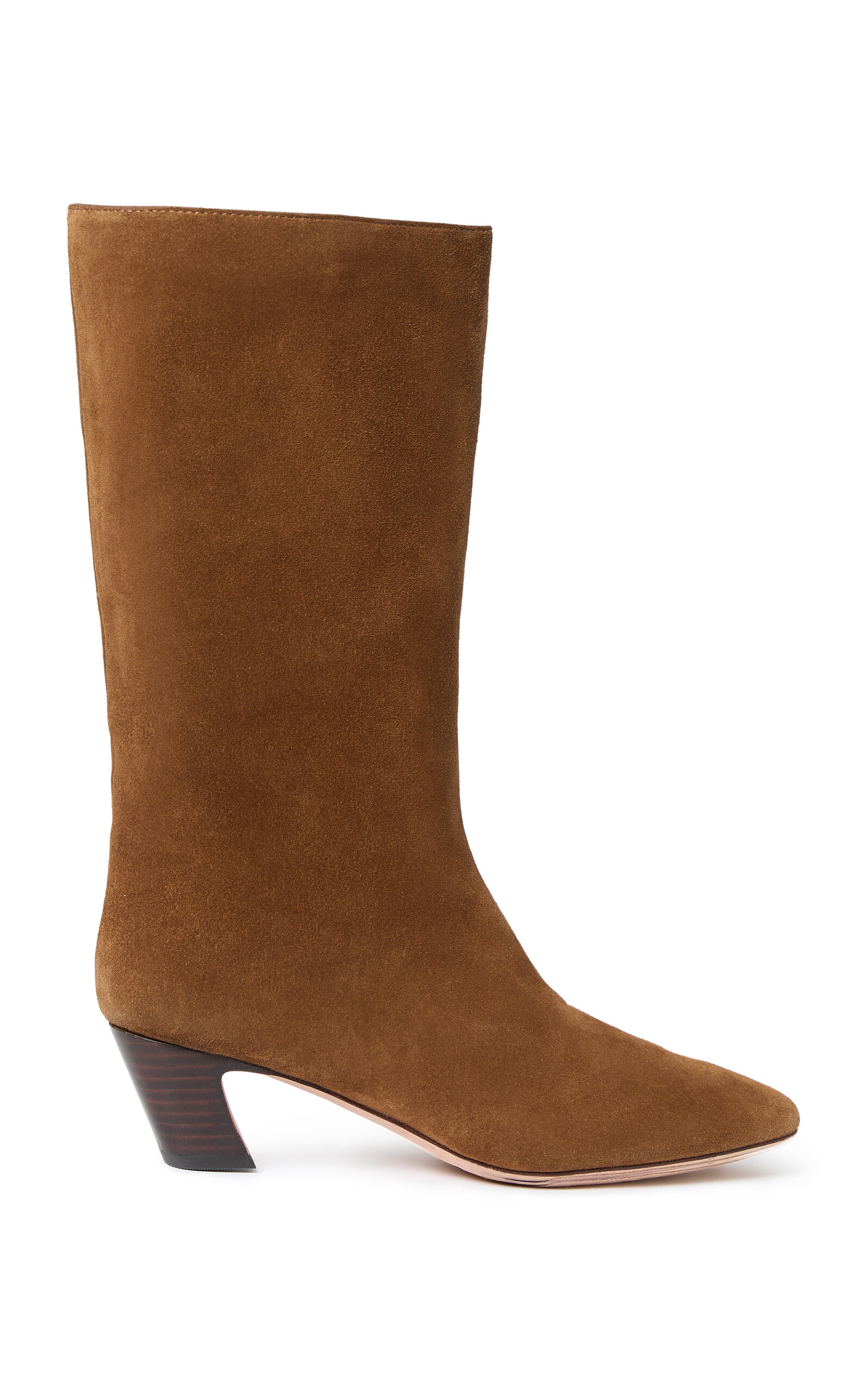 Shop Loeffler Randall Cleo Suede Calf Boots In Brown