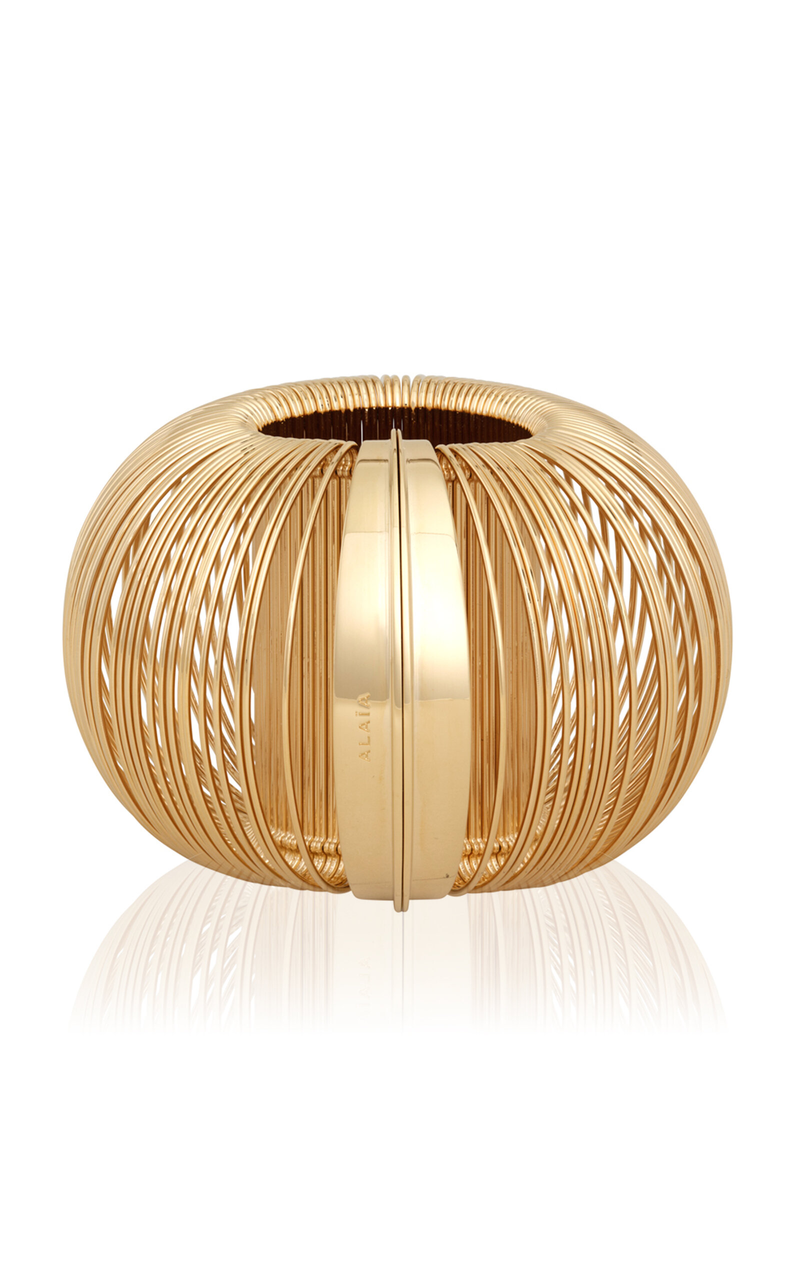 ALAÏA Slinky Gold-Tone Cuff