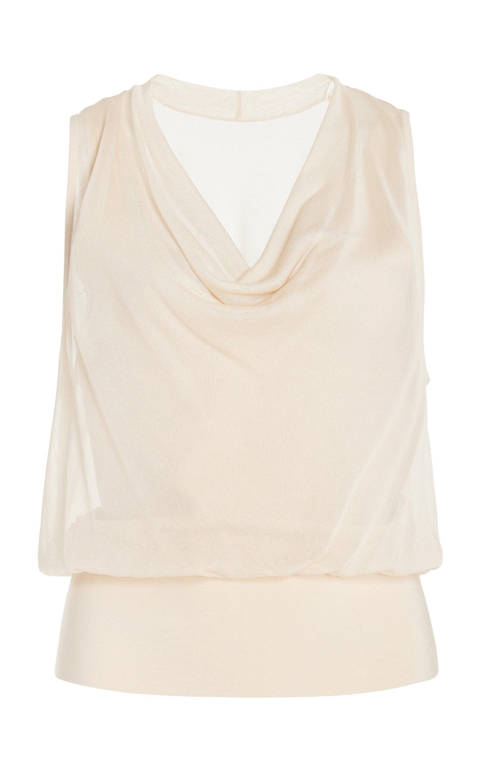 Carmina Draped Knit Tank Top