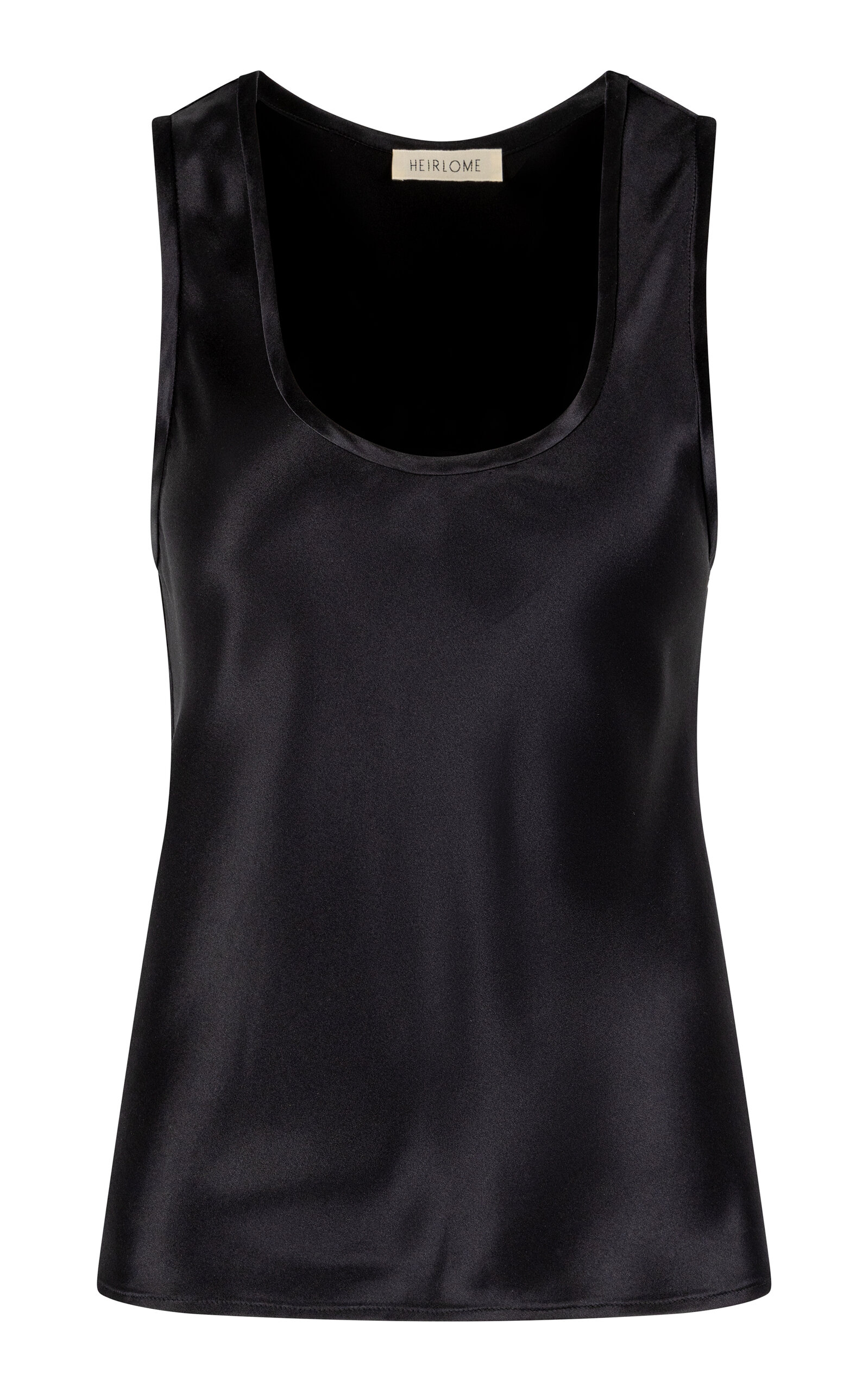 Margot Scoop-Neck Silk Tank Top