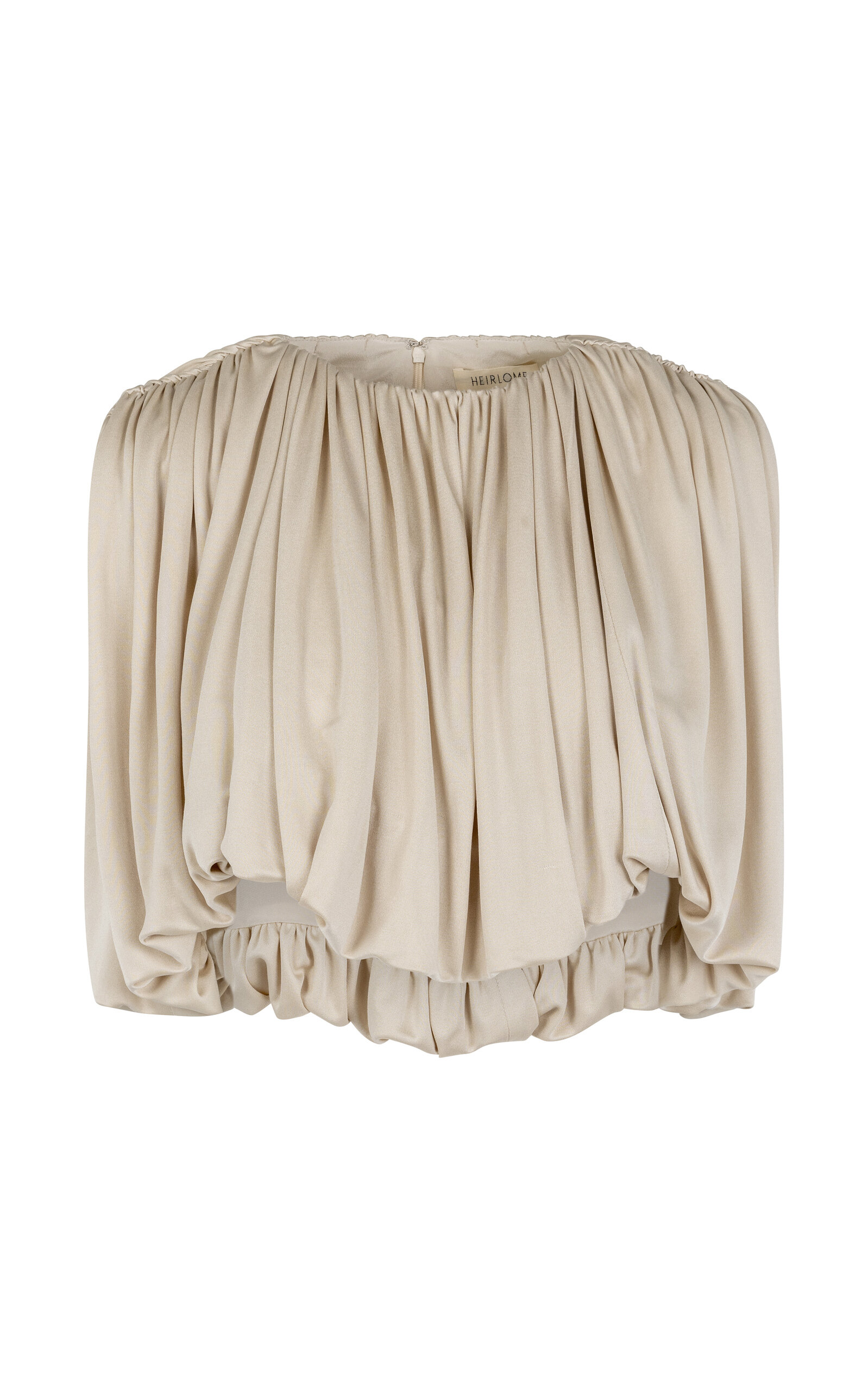 Serena Pleated Silk Top