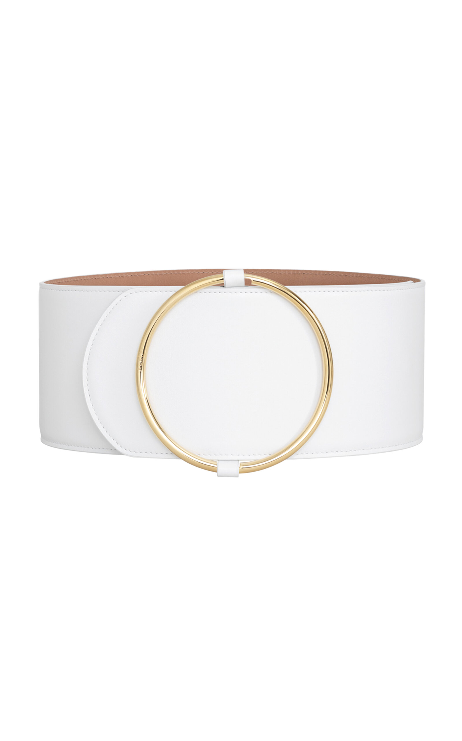 ALAÏA Ring Leather Waist Belt