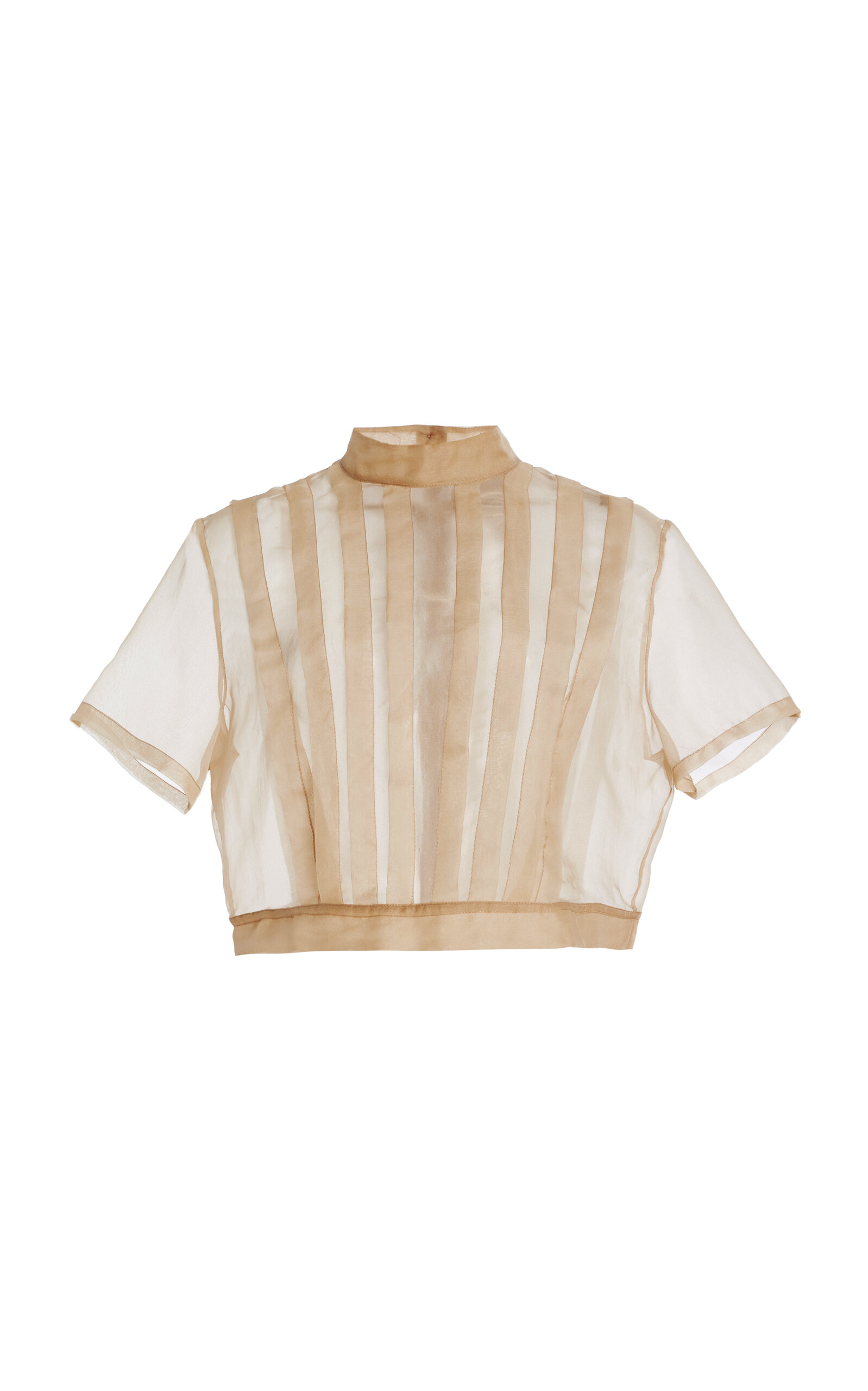 Ryan Silk-Organza Top