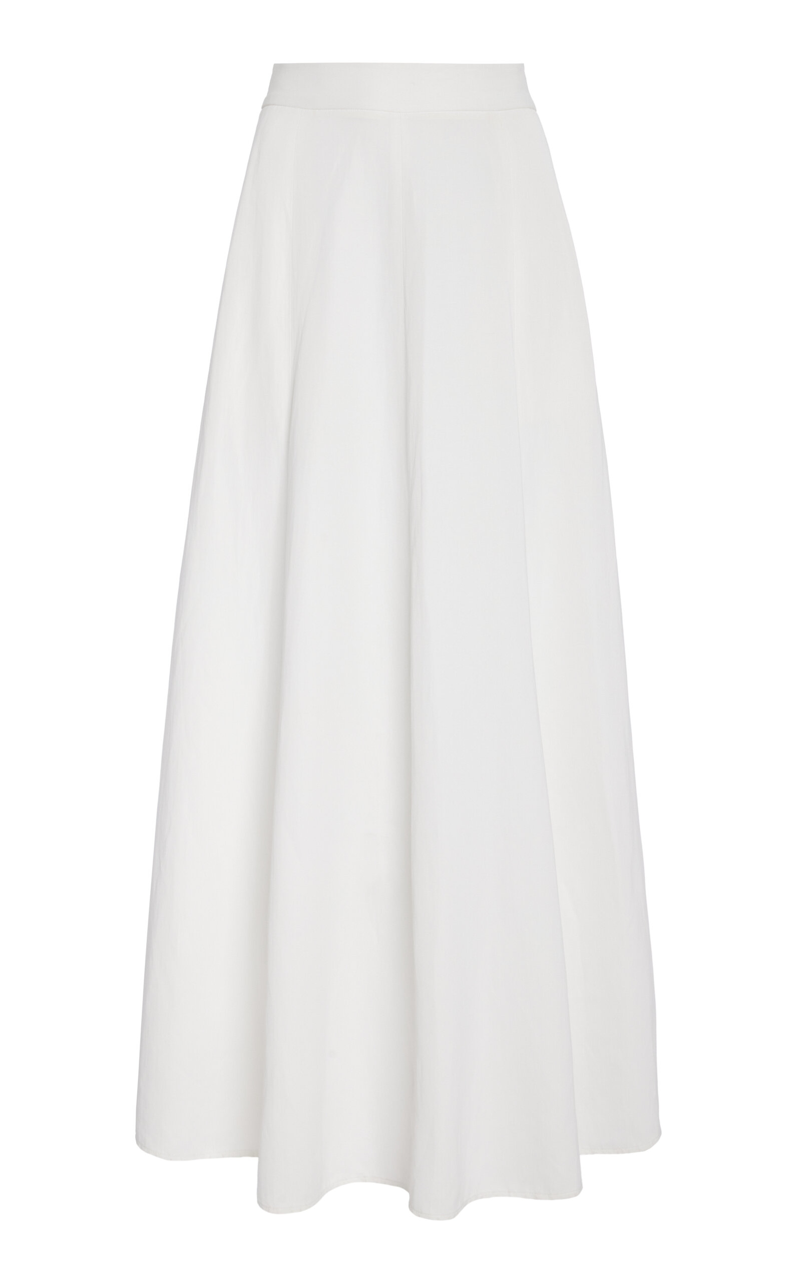 Kennedy Mid-Rise Coated Midi Skirt