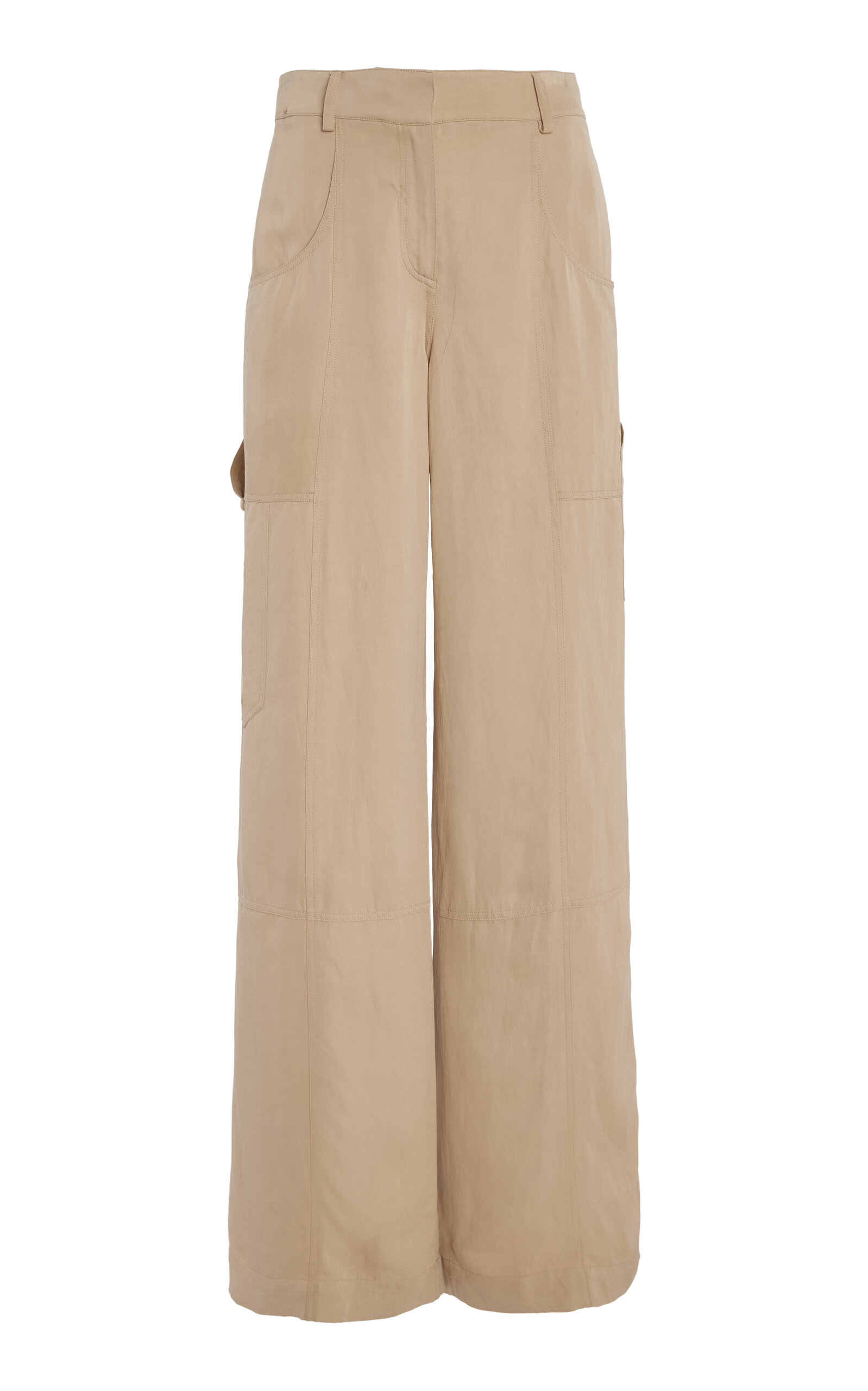 Chrystie Street Mid-Rise Straight-Leg Pants