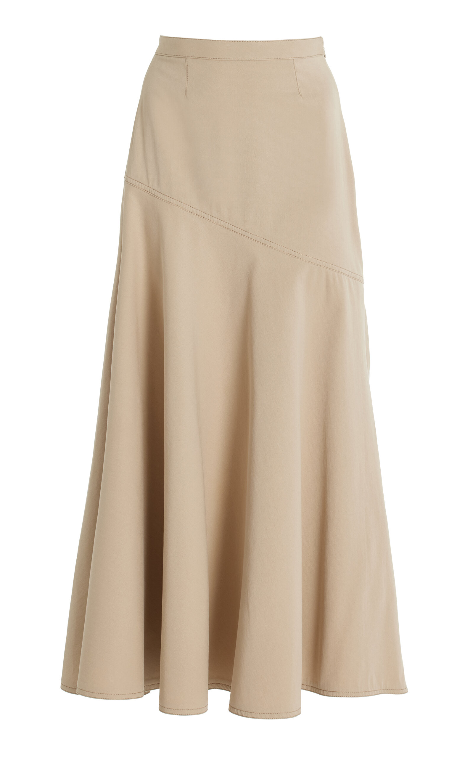 Tess Cotton Twill Midi Dress