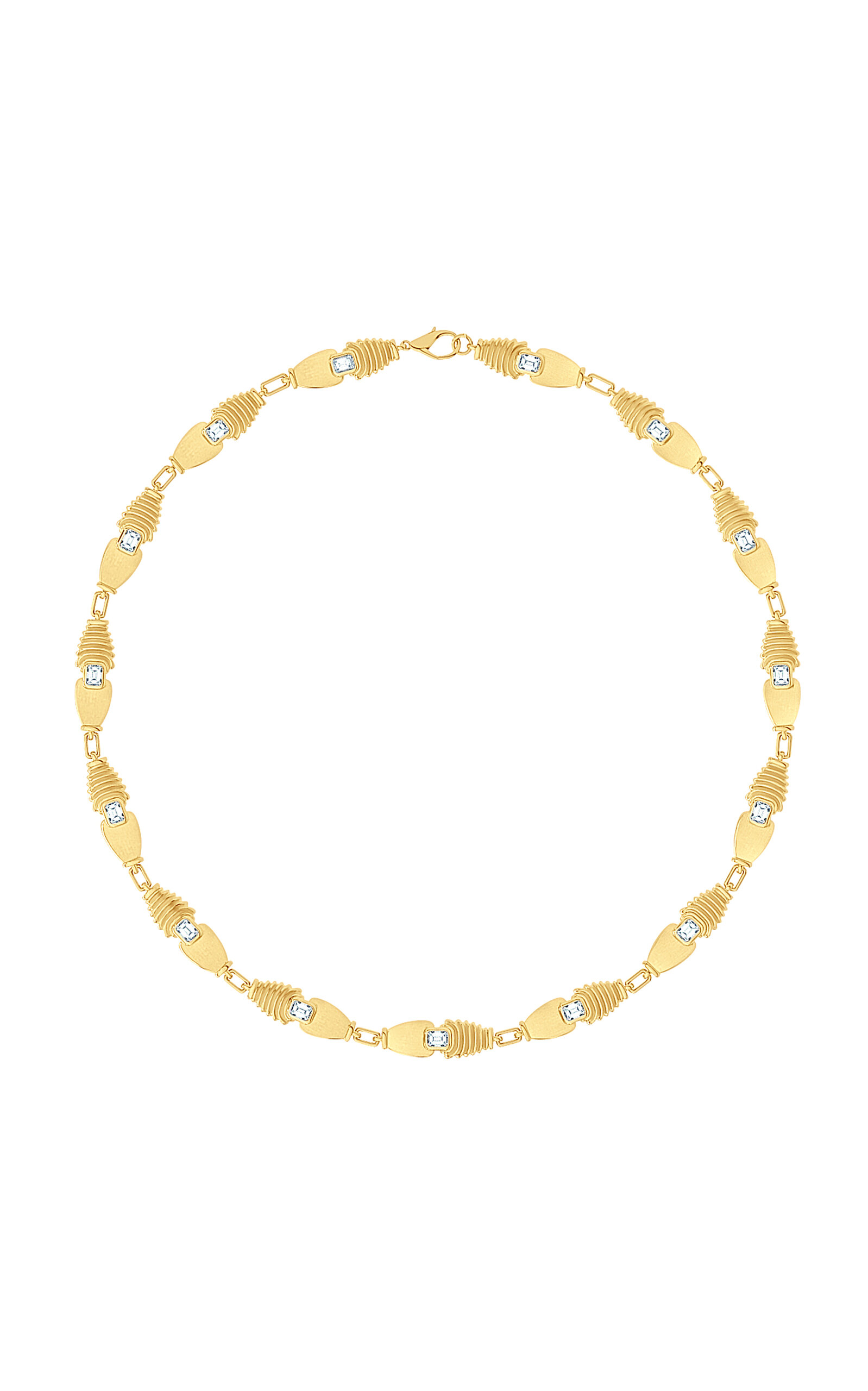 Adire 18K Yellow Gold Diamond Tennis Necklace