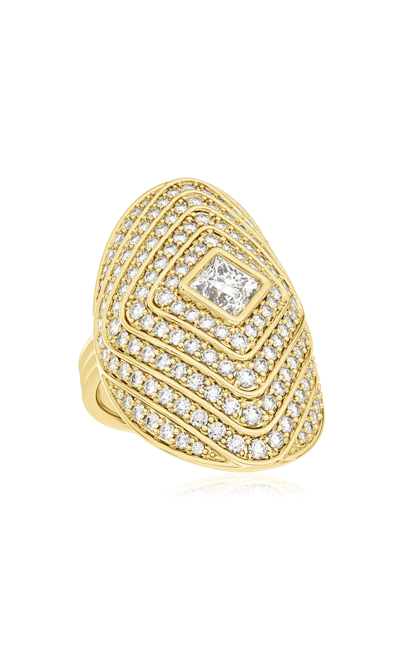 Veni Diamant 18K Yellow Gold Diamond Ring