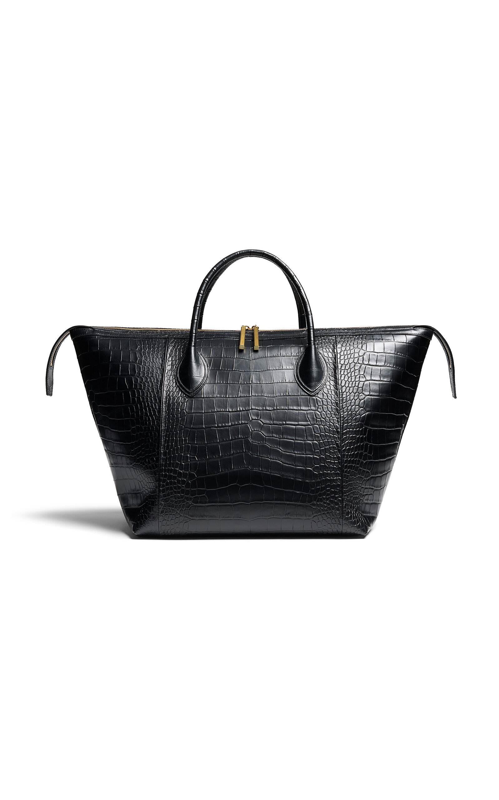 Kasia Medium Croc-Effect Leather Tote Bag