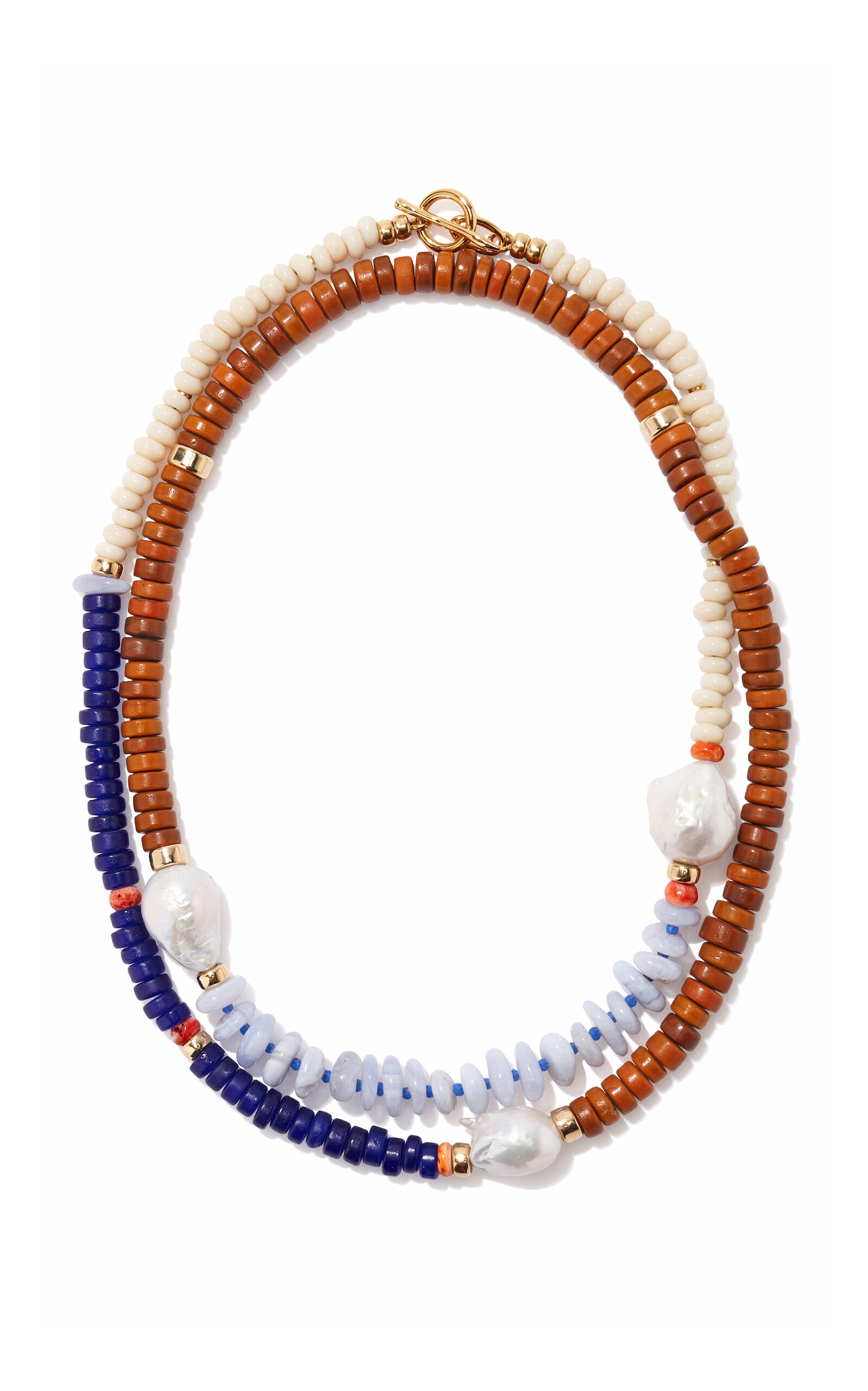 Shop Lizzie Fortunato Cabana Necklace In Multi