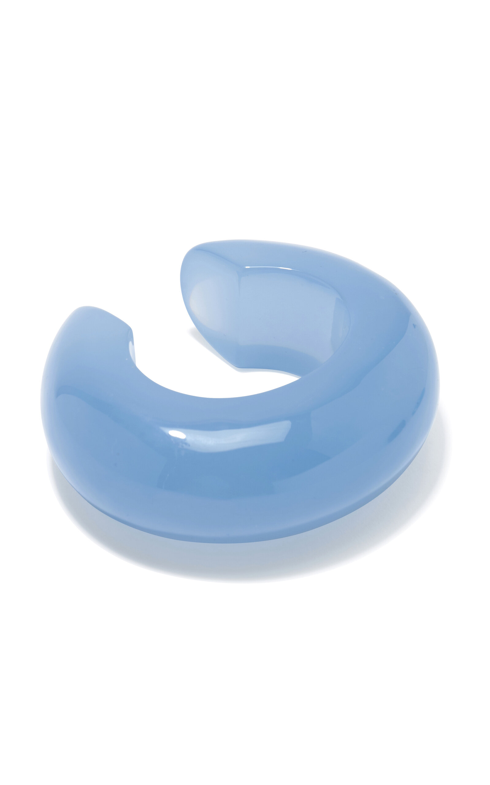 Shop Lizzie Fortunato Arc Resin Cuff In Blue