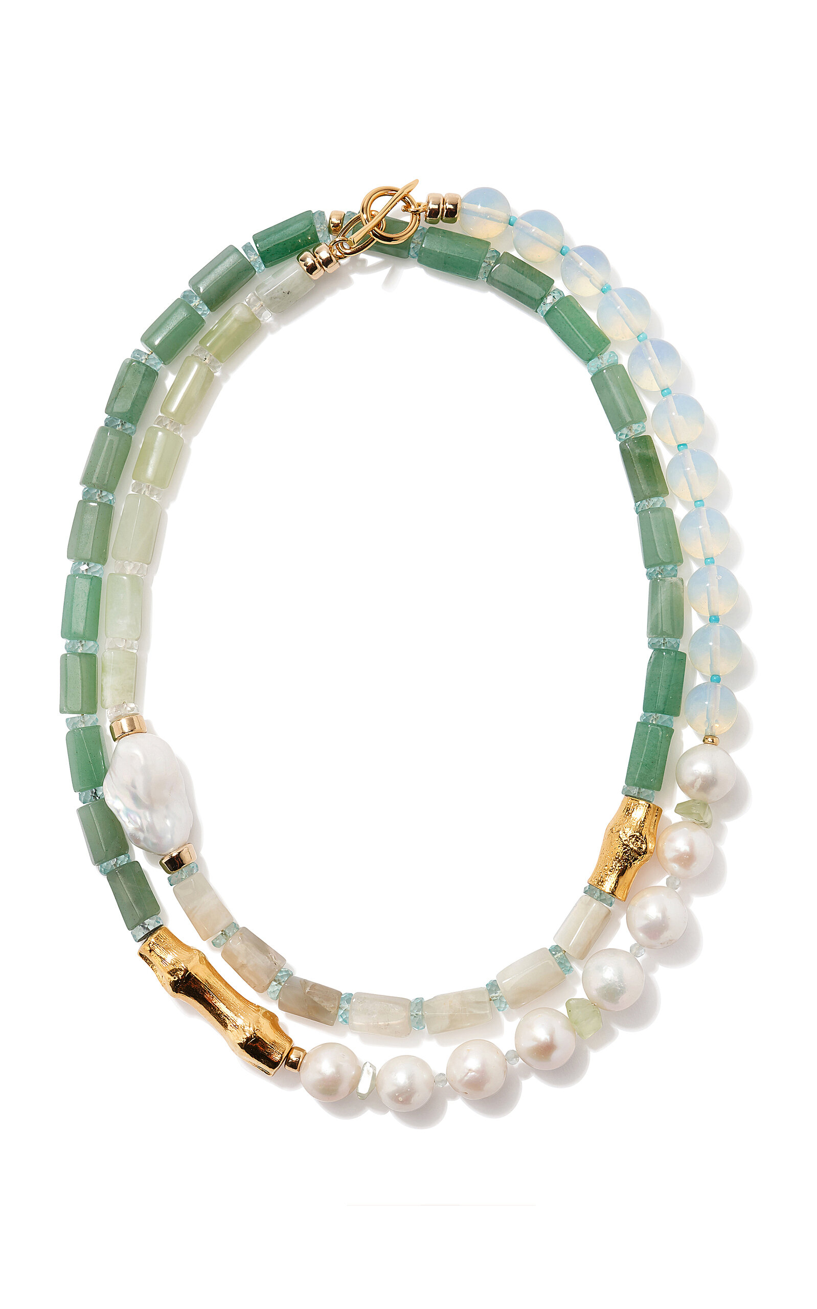 Shop Lizzie Fortunato Cabana Necklace In Multi