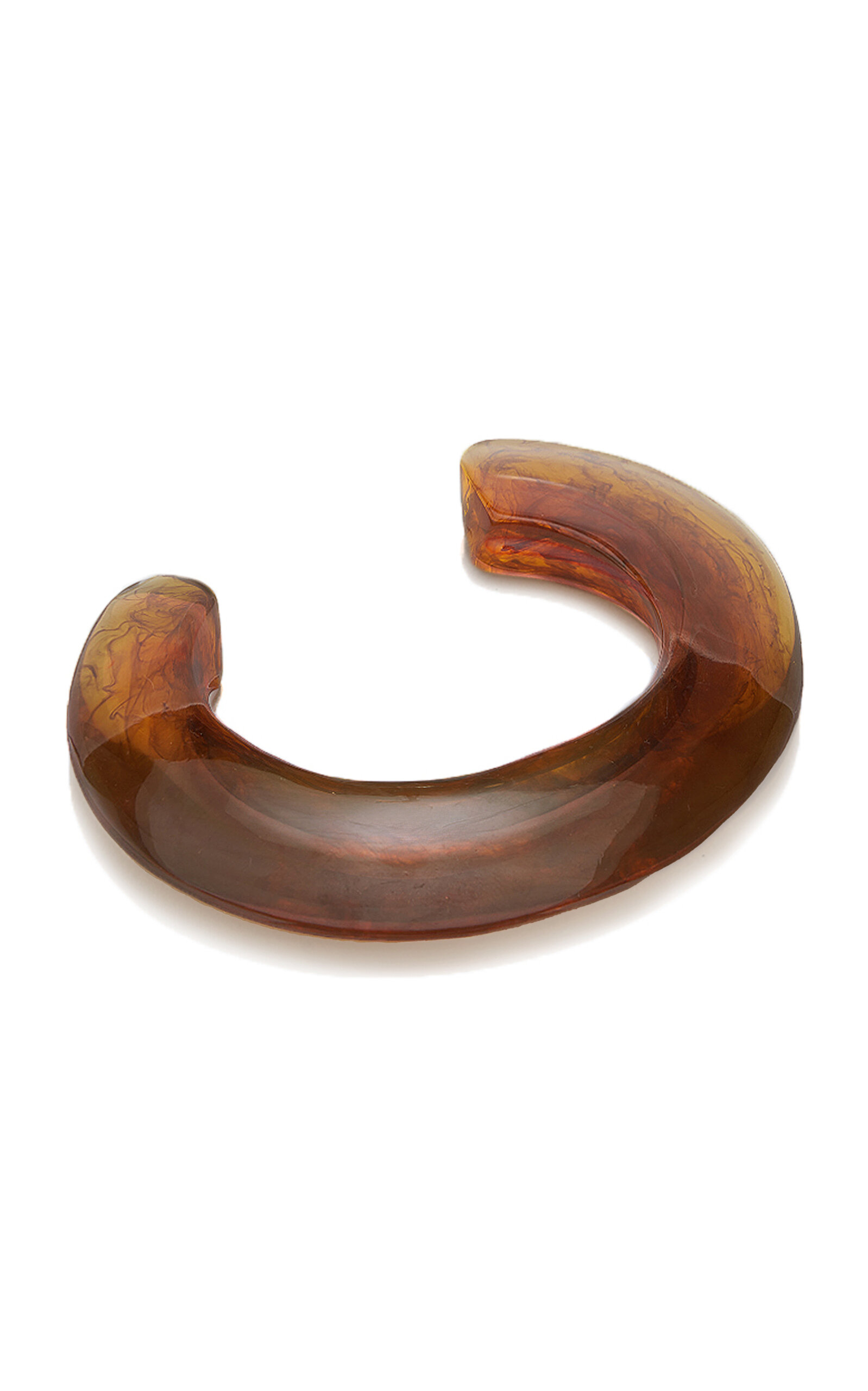 Shop Lizzie Fortunato Ridge Resin Cuff In Brown