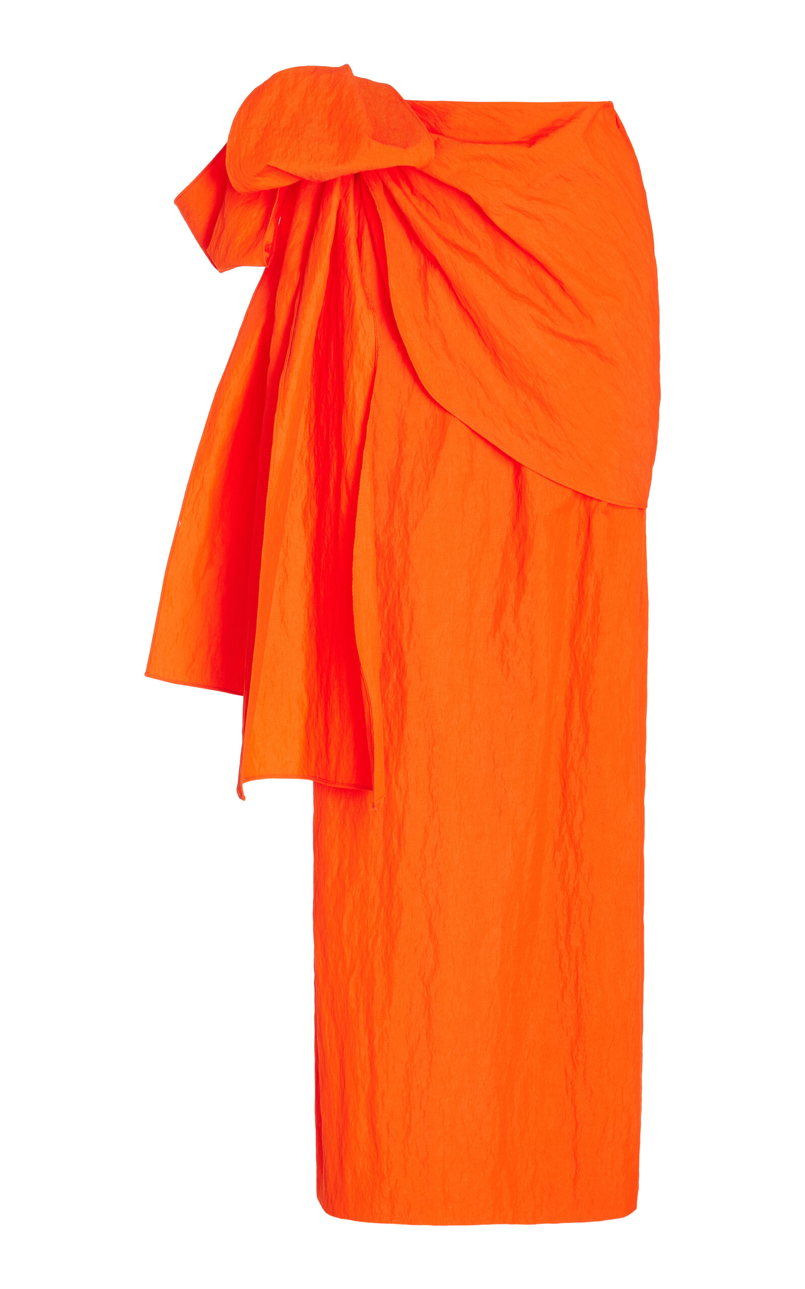 Hustle 
Bustle Cotton-Blend Maxi Wrap Skirt