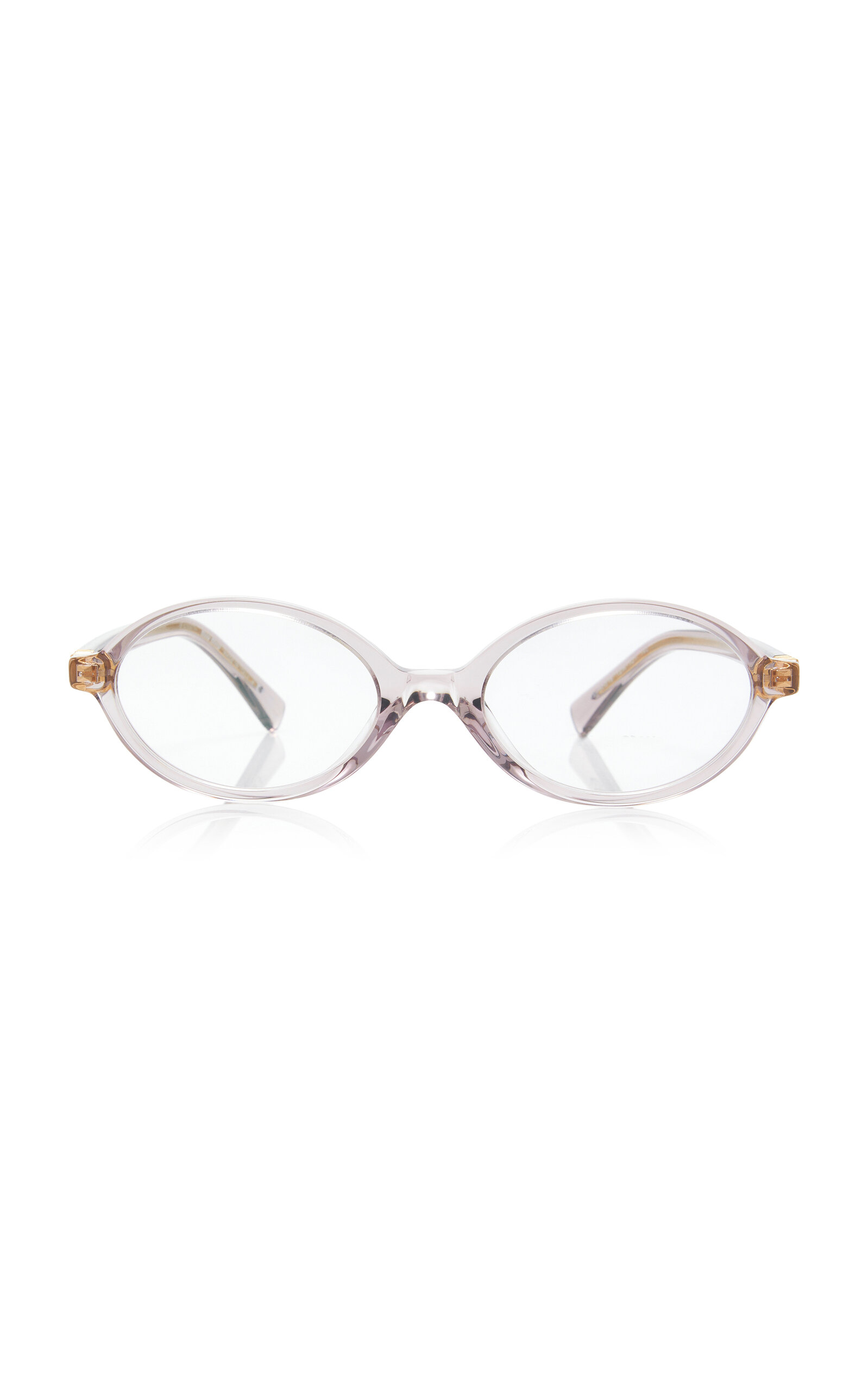 Oval-Frame Acetate Glasses