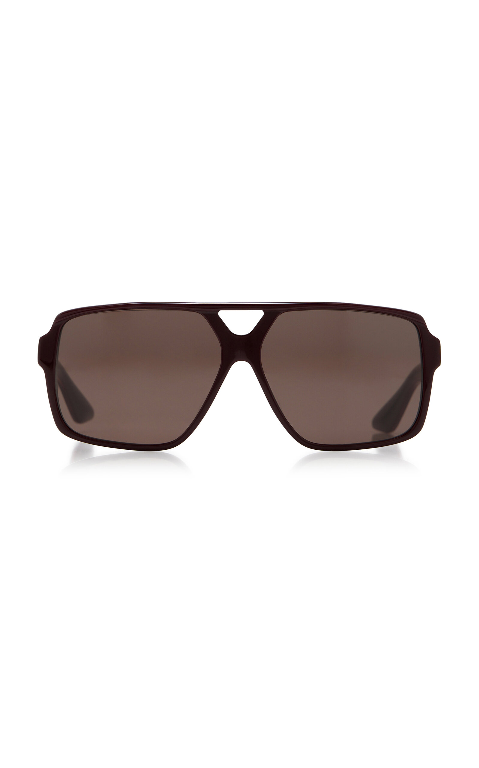 x Oliver Peoples Rectangle-Frame Acetate Sunglasses