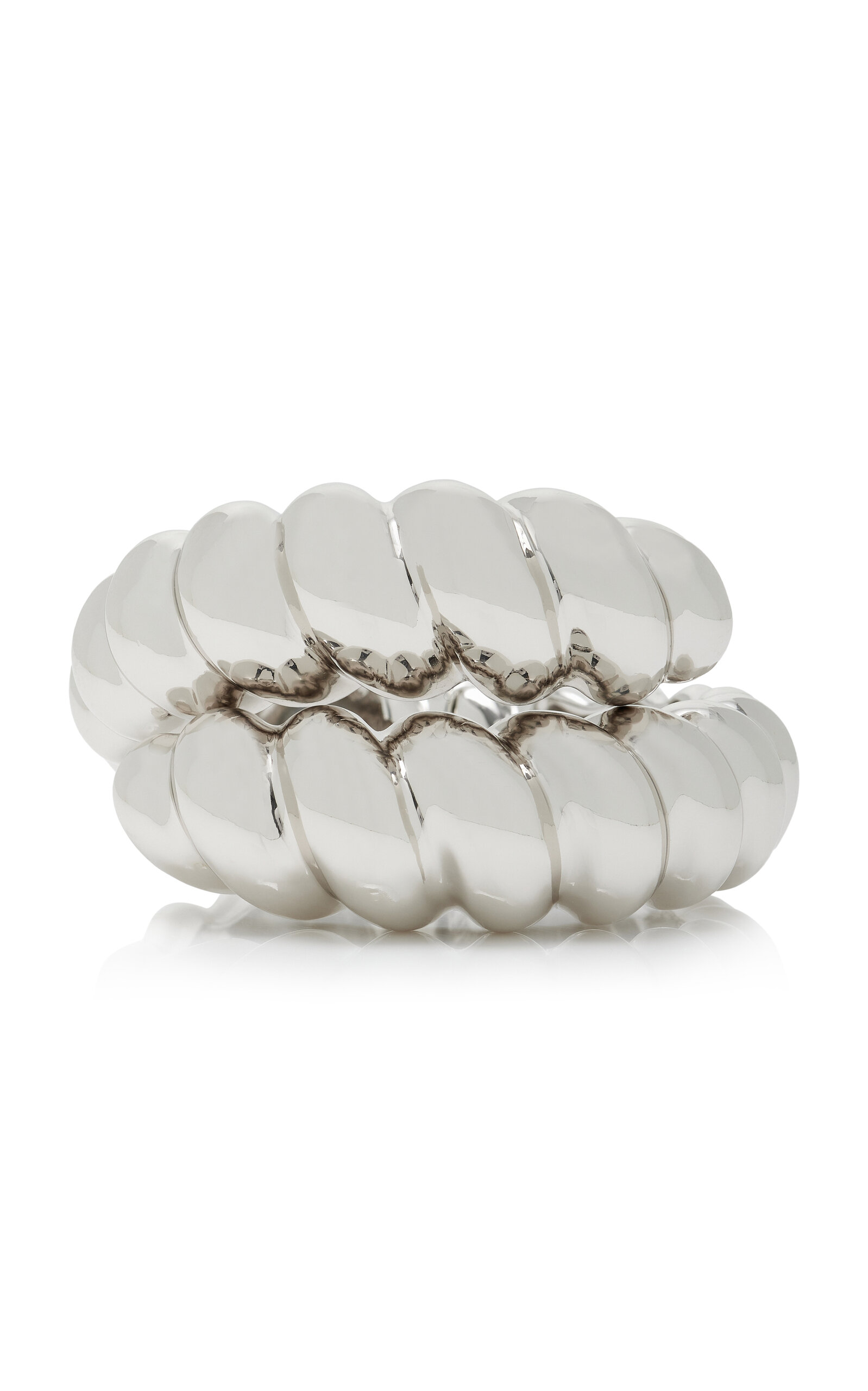 Rhonda Rhodium-Plated Cuff