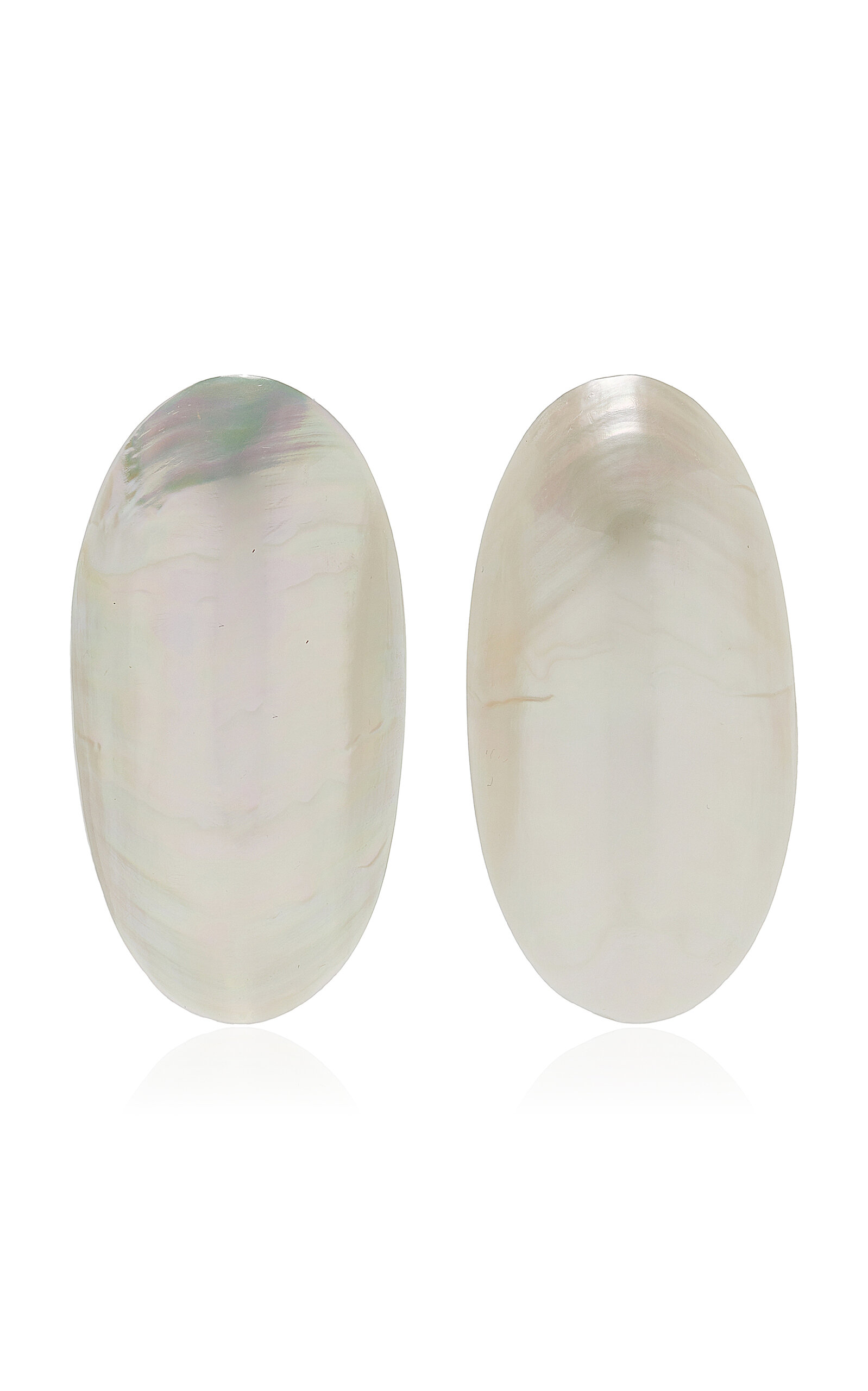 Ambra Shell Clip-On Earrings