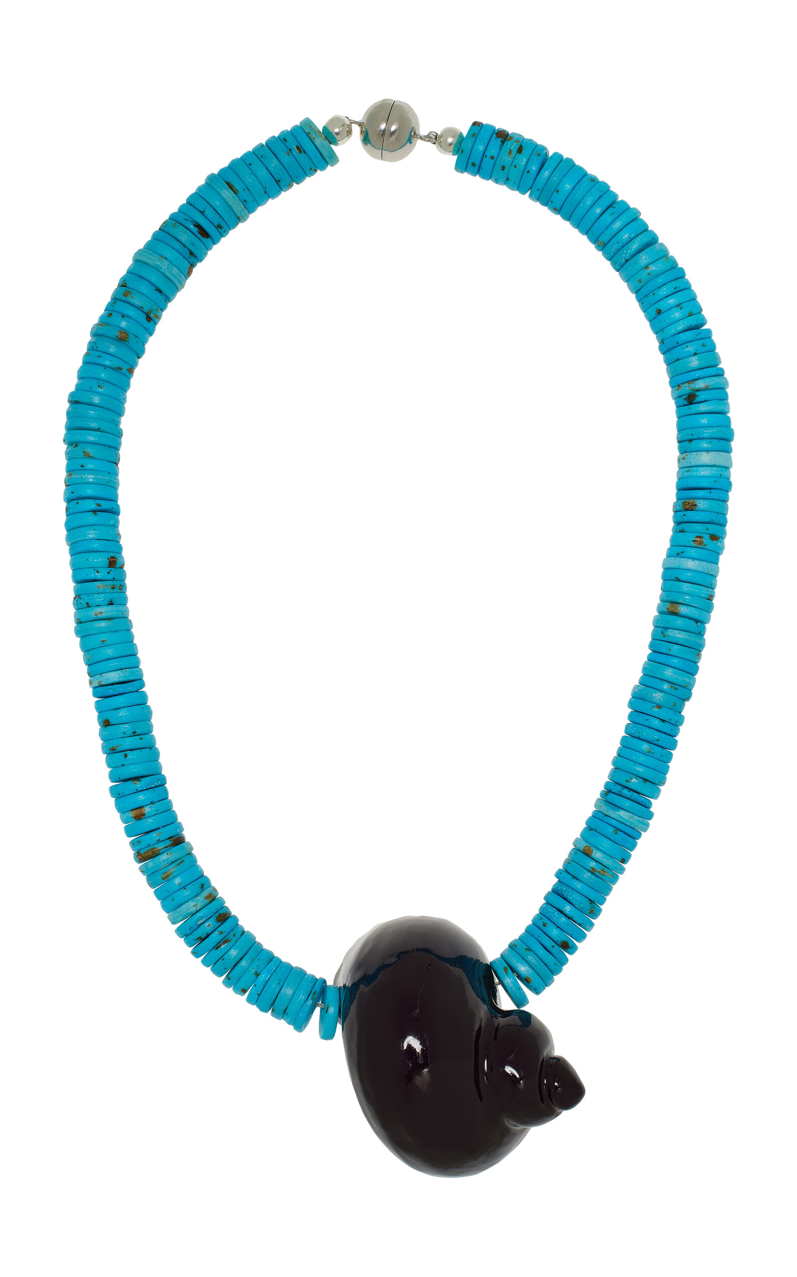 Exclusive Mykonos Beaded Pendant Necklace