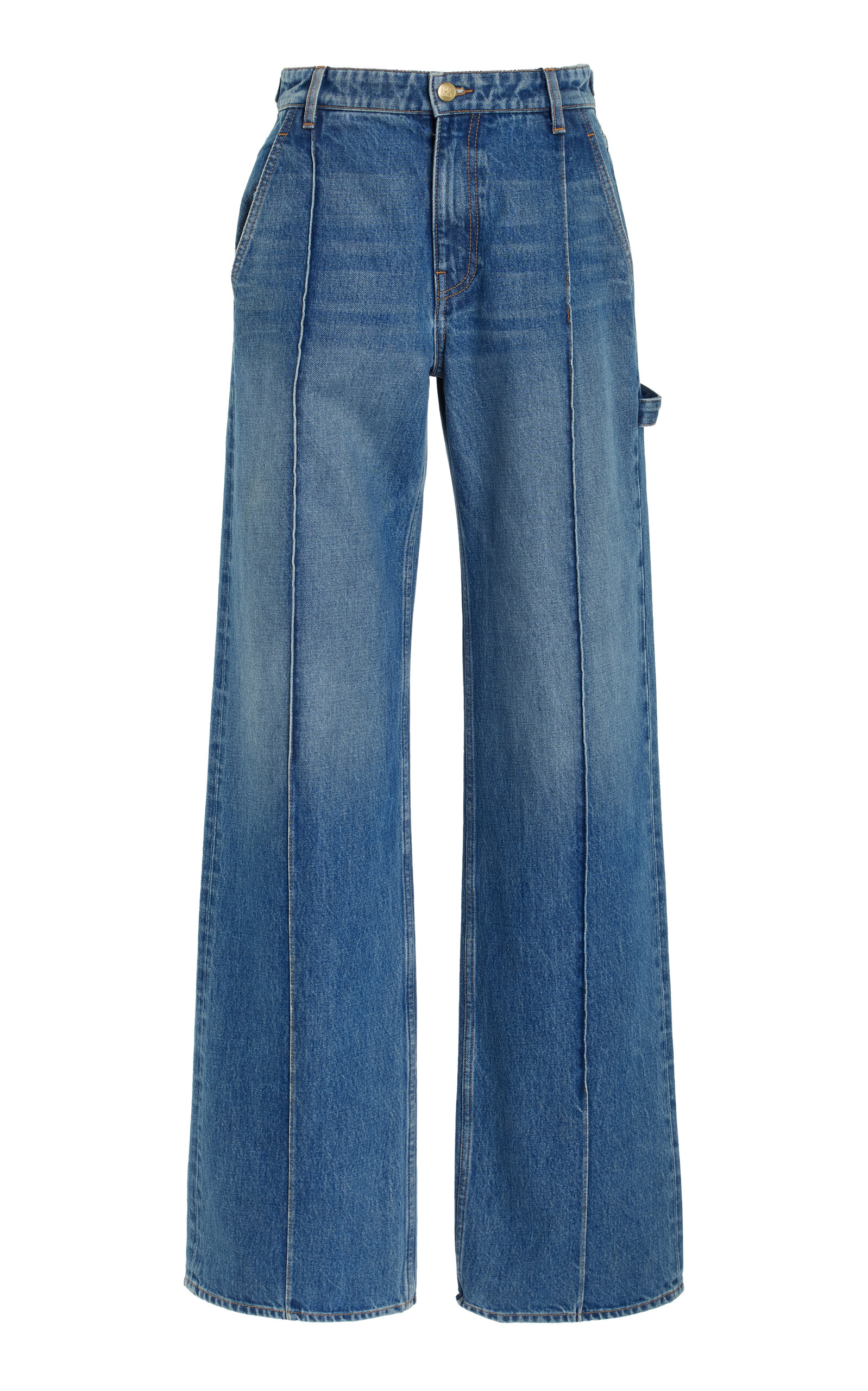 The Asher Rigid Low-Rise Wide-Leg Jeans