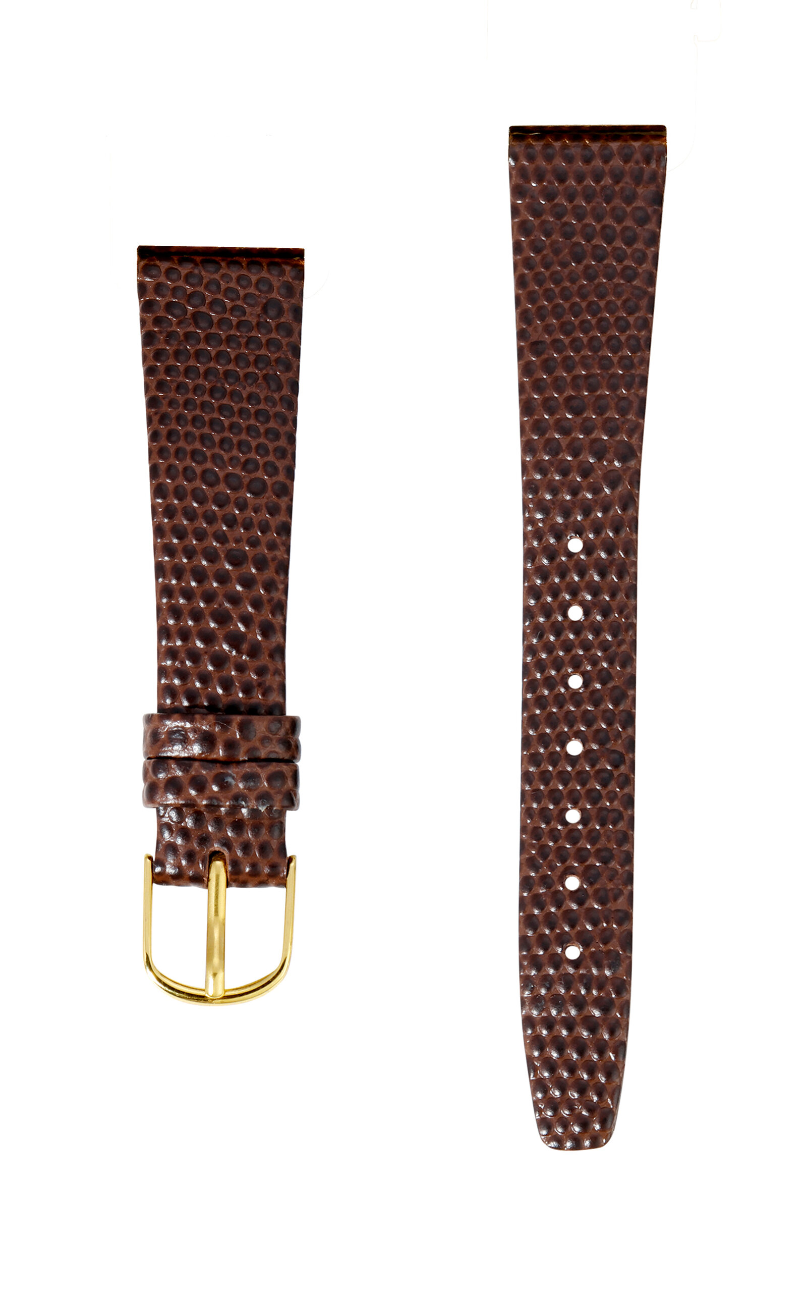 Bruni Croc-Embossed Leather Watch Band